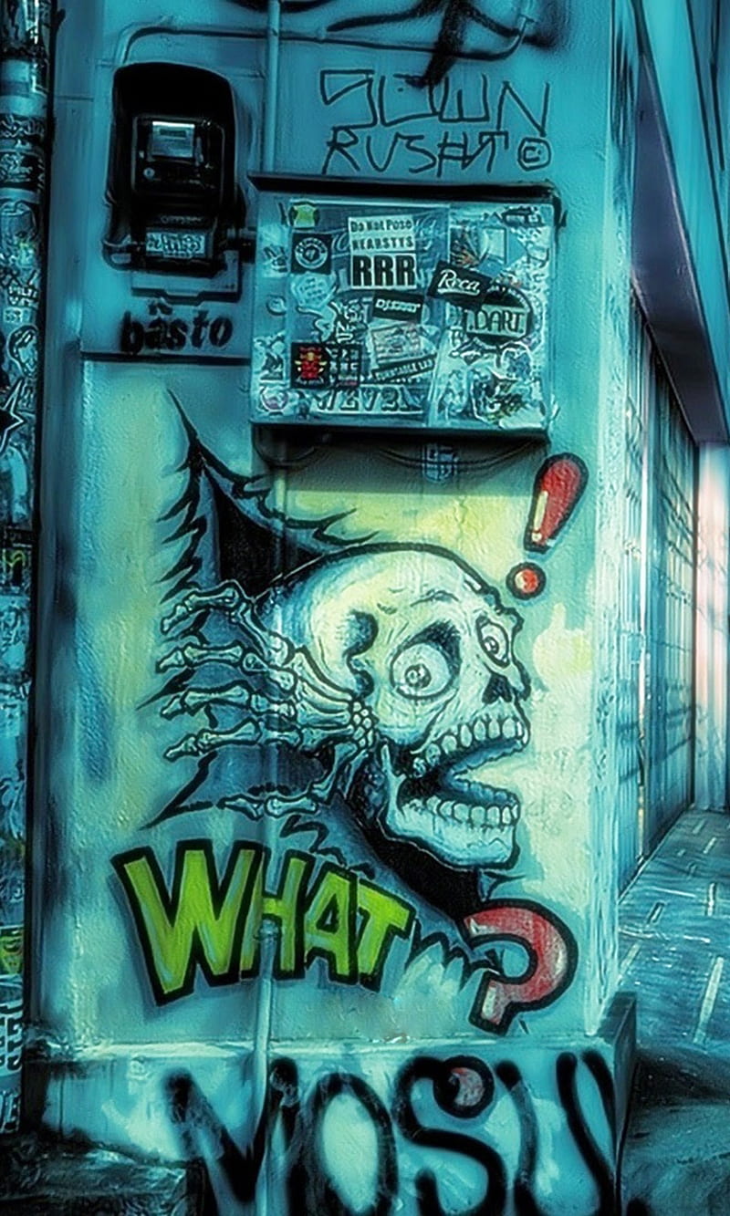 800x1333 Graffiti street, art, cool, graffiti, landscape, new, road, street, HD phone wallpaper