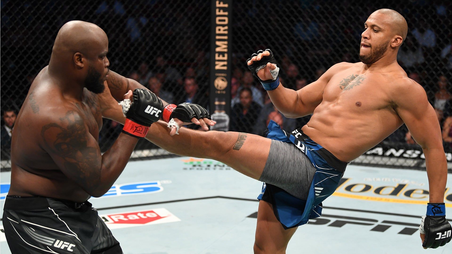 1920x1080 Full Fight. Ciryl Gane vs Derrick Lewis