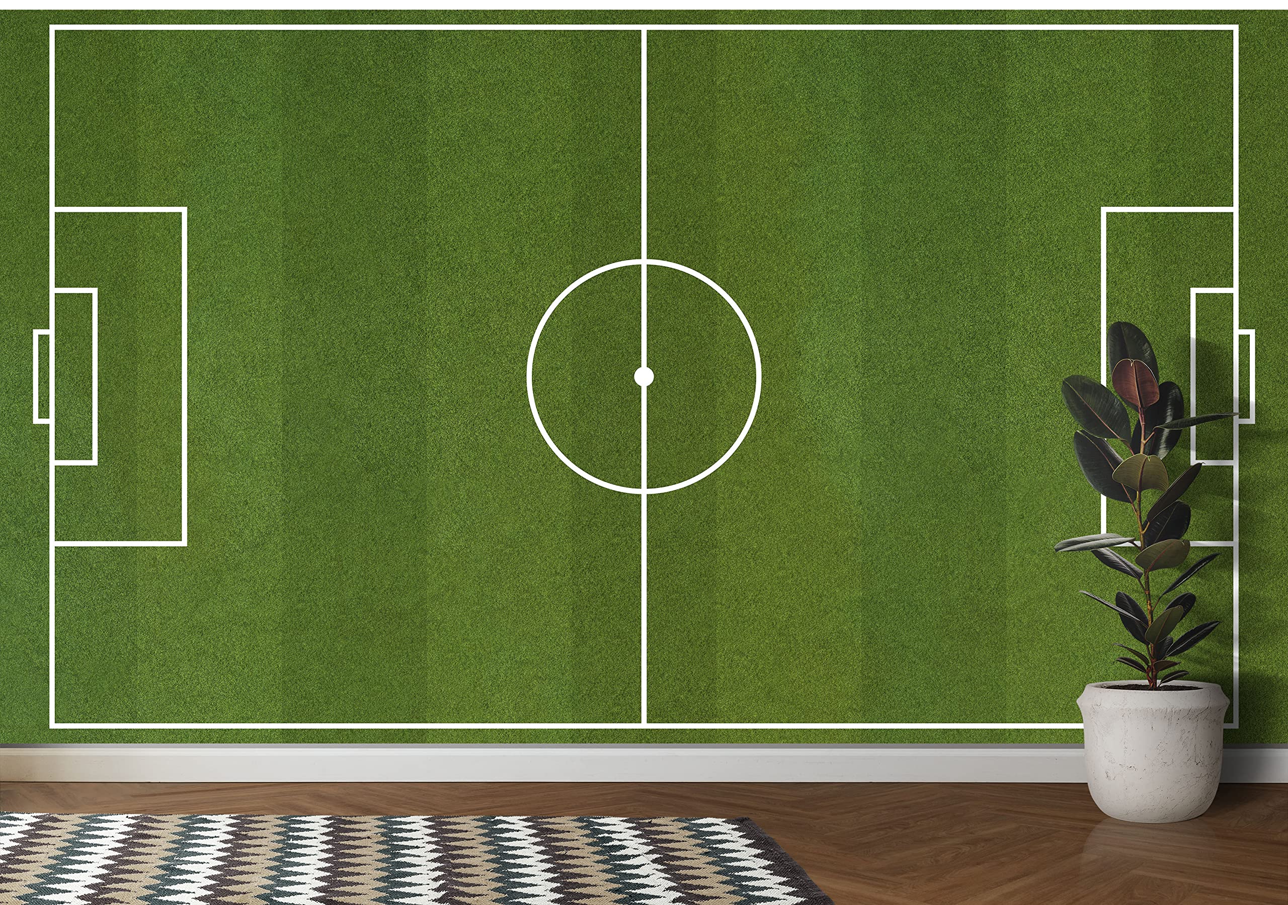 2560x1799 Soccer Field Wallpaper. Football Pitch Wallpaper. Peel and Stick Wall Mural. Soccer Stadium Wallpaper. (Small Sample to Try) : Tools & Home Improvement