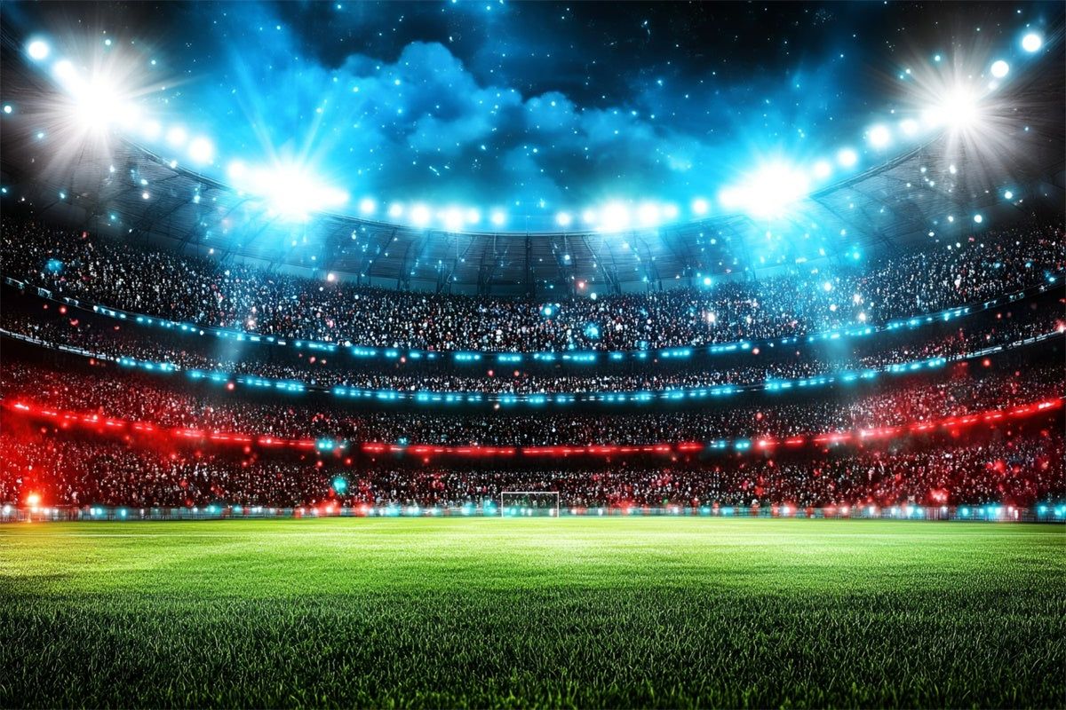 1200x800 Soccer Field Backdrop Champions Glory Field Backdrop GQ6 281