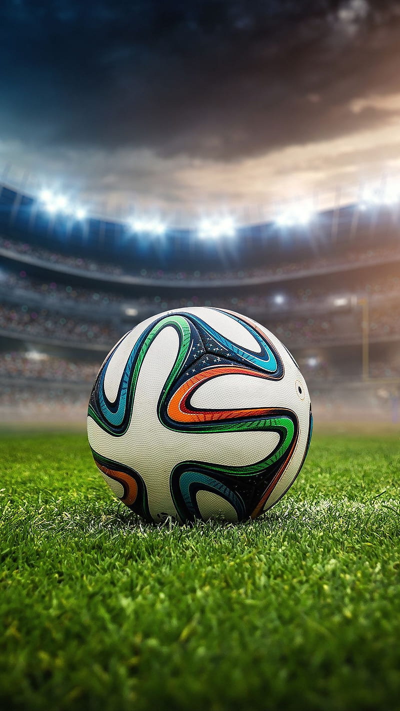 800x1422 Soccer, ball, game, balls, grass, stadium, football, HD phone wallpaper