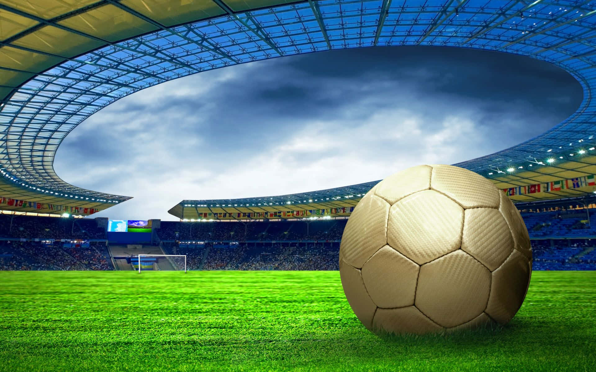 1920x1200 Soccer Stadium Background