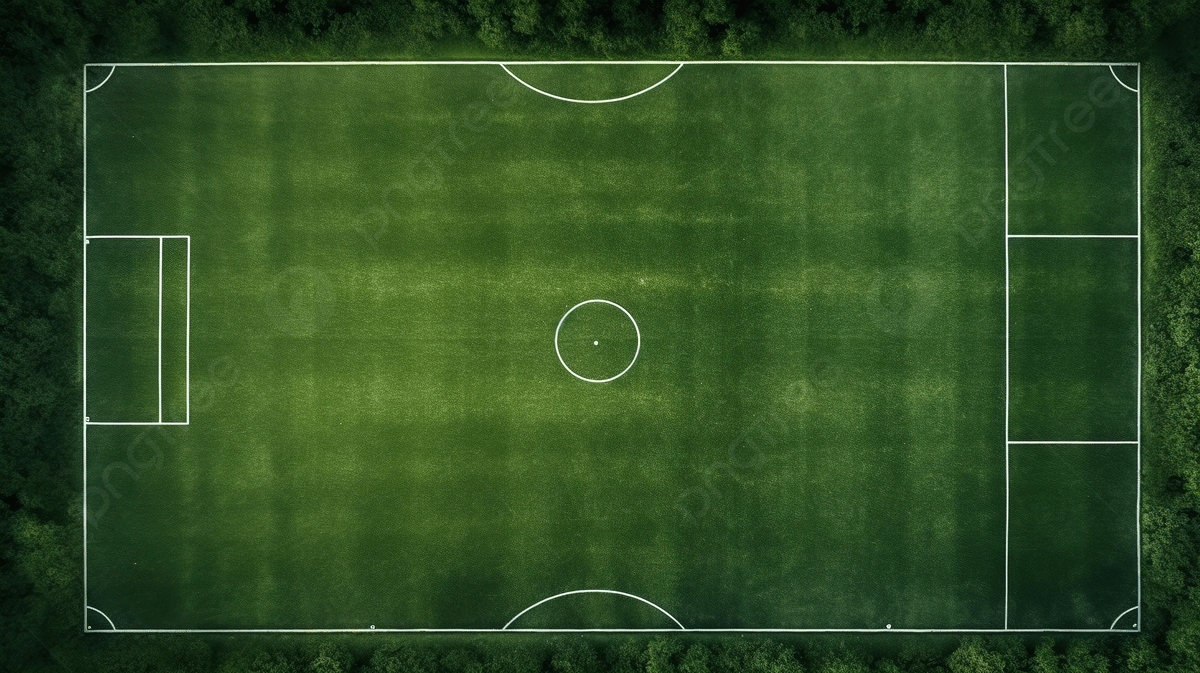 1200x673 Realistic Top View Of A Green Soccer Field With Authentic Grass Texture, Football Court, Soccer Pitch, Soccer Field Background Image And Wallpaper for Free Download