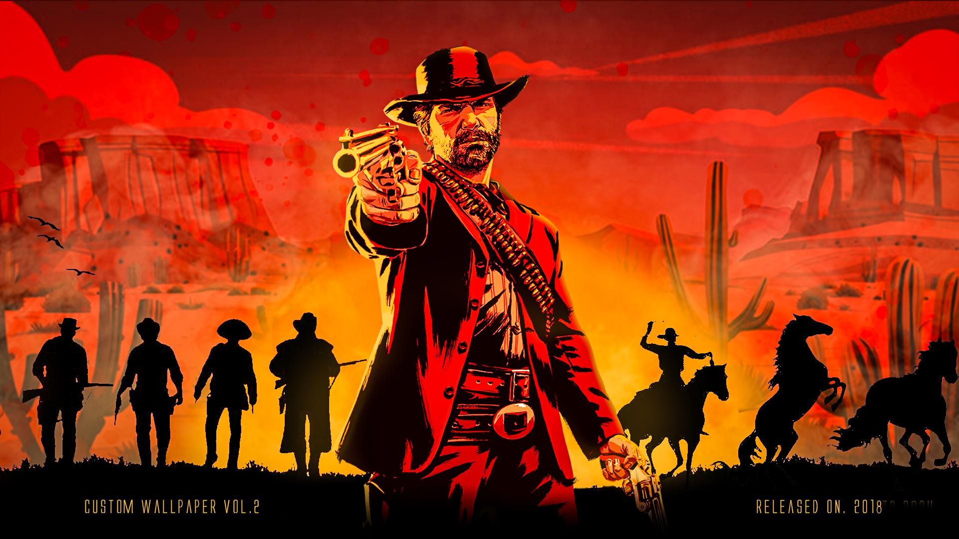 1920x1080 I tried to make a custom RDR 2 Wallpaper. It looks like this. Can you guys give me some feedback so I can improve it more?