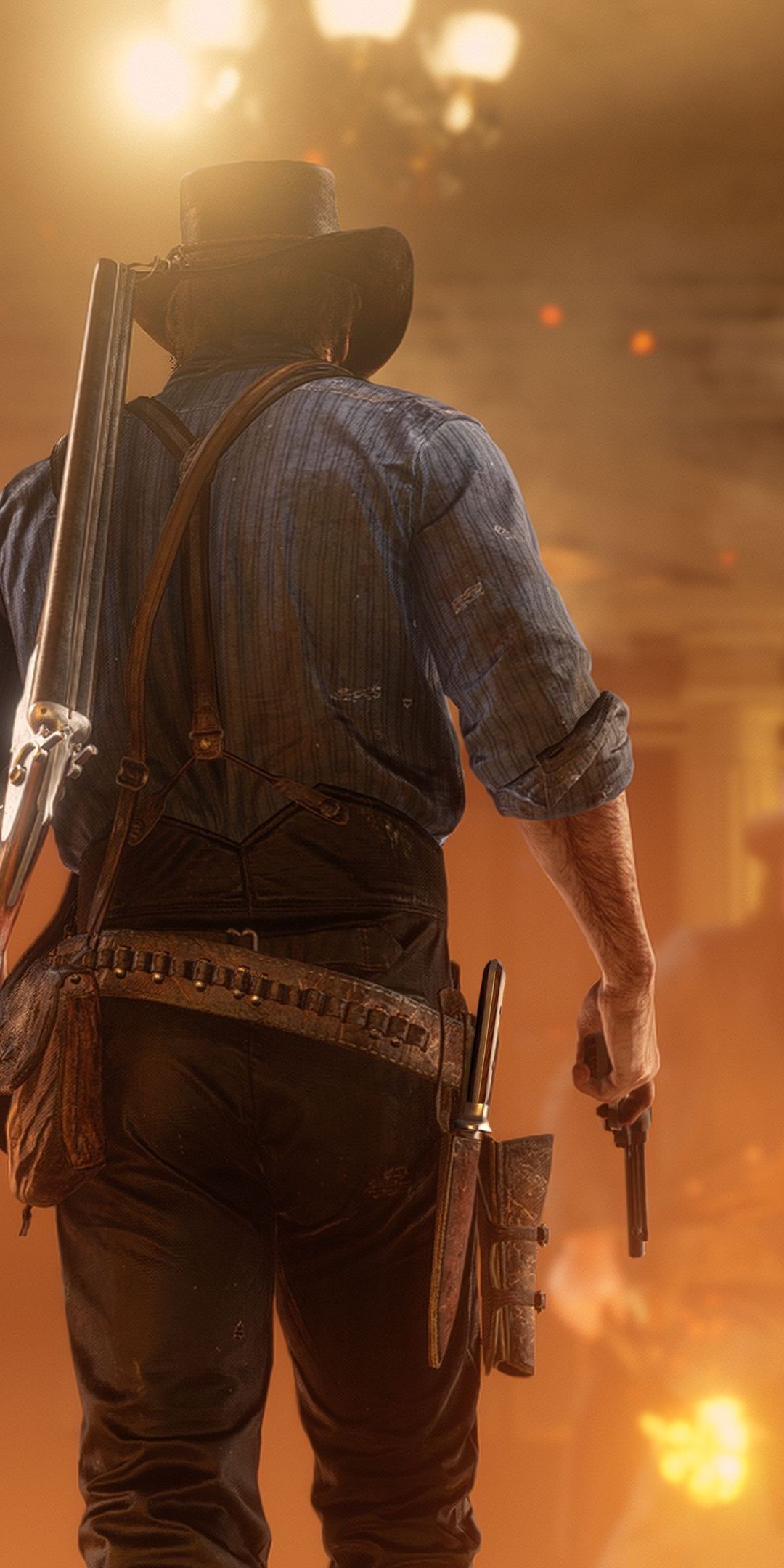 1080x2160 Arthur Morgan Wallpaper 4K, Red Dead Redemption 2