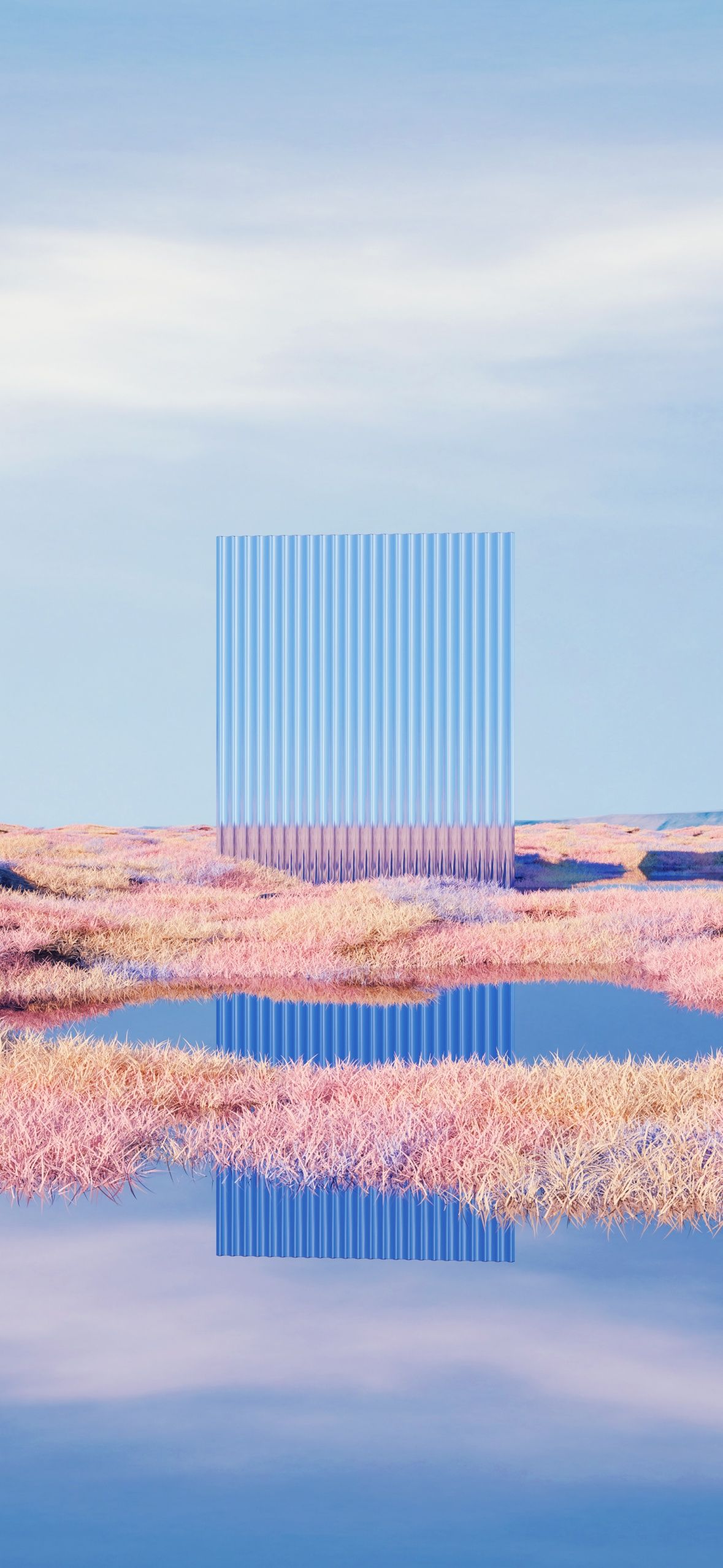 1179x2556 Mysterious Wallpaper 4K, Landscape, Glass, Geometric