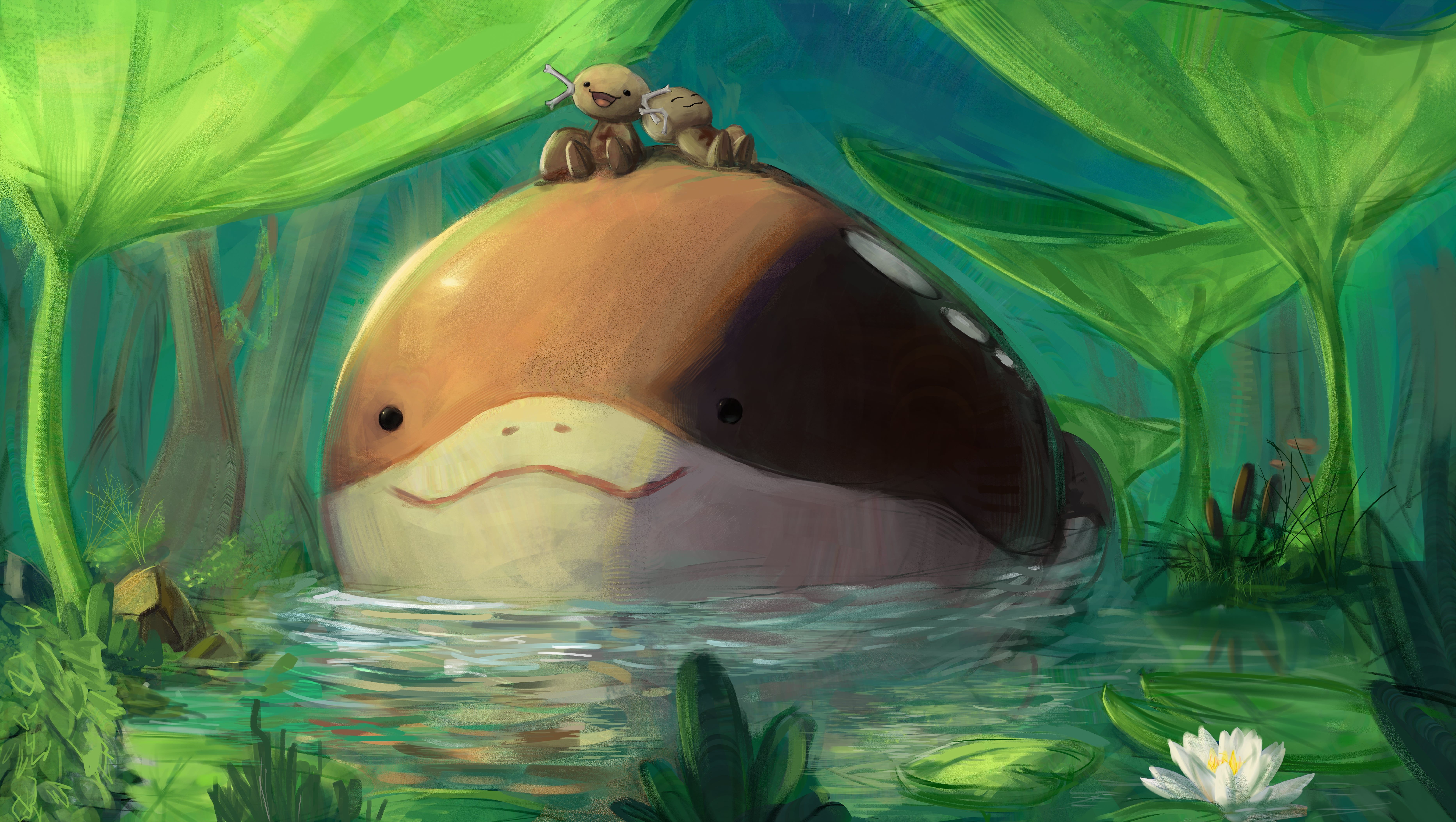 7461x4214 OC Clodsire chilling