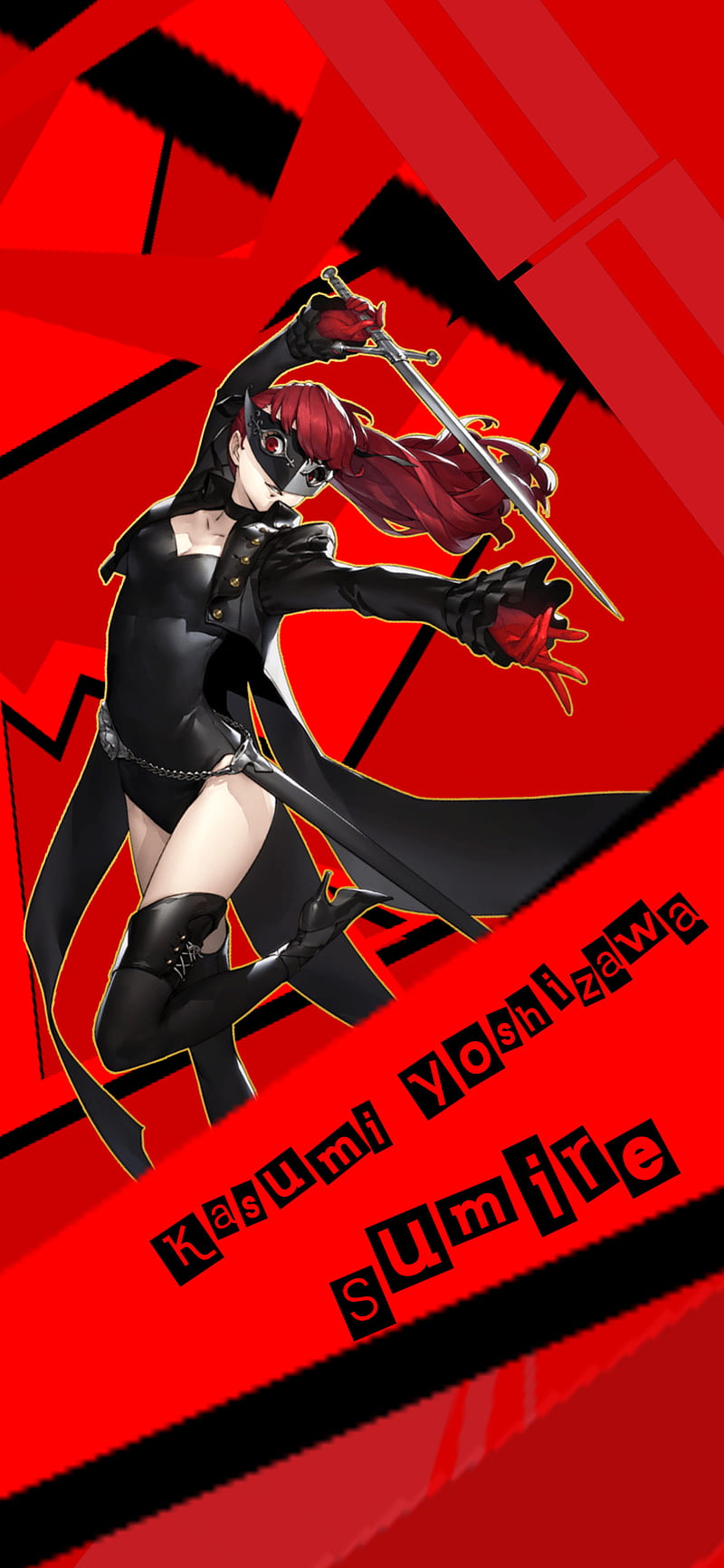 800x1732 Kasumi yoshizawa (p5), sumire, persona, fictional character, persona HD phone wallpaper