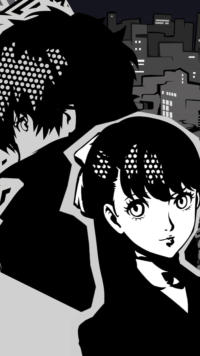 800x1422 Ren and Kasumire, akira kurusu, kasumi yoshisawa, person, persona playstation, HD phone wallpaper