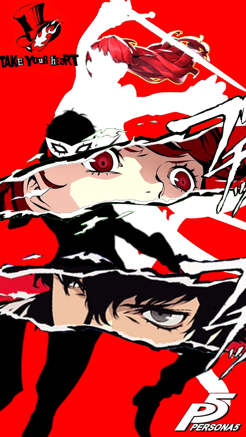 800x1422 Joker and Kazumi, kasumi, person, persona shin megami tensei, smt, HD phone wallpaper