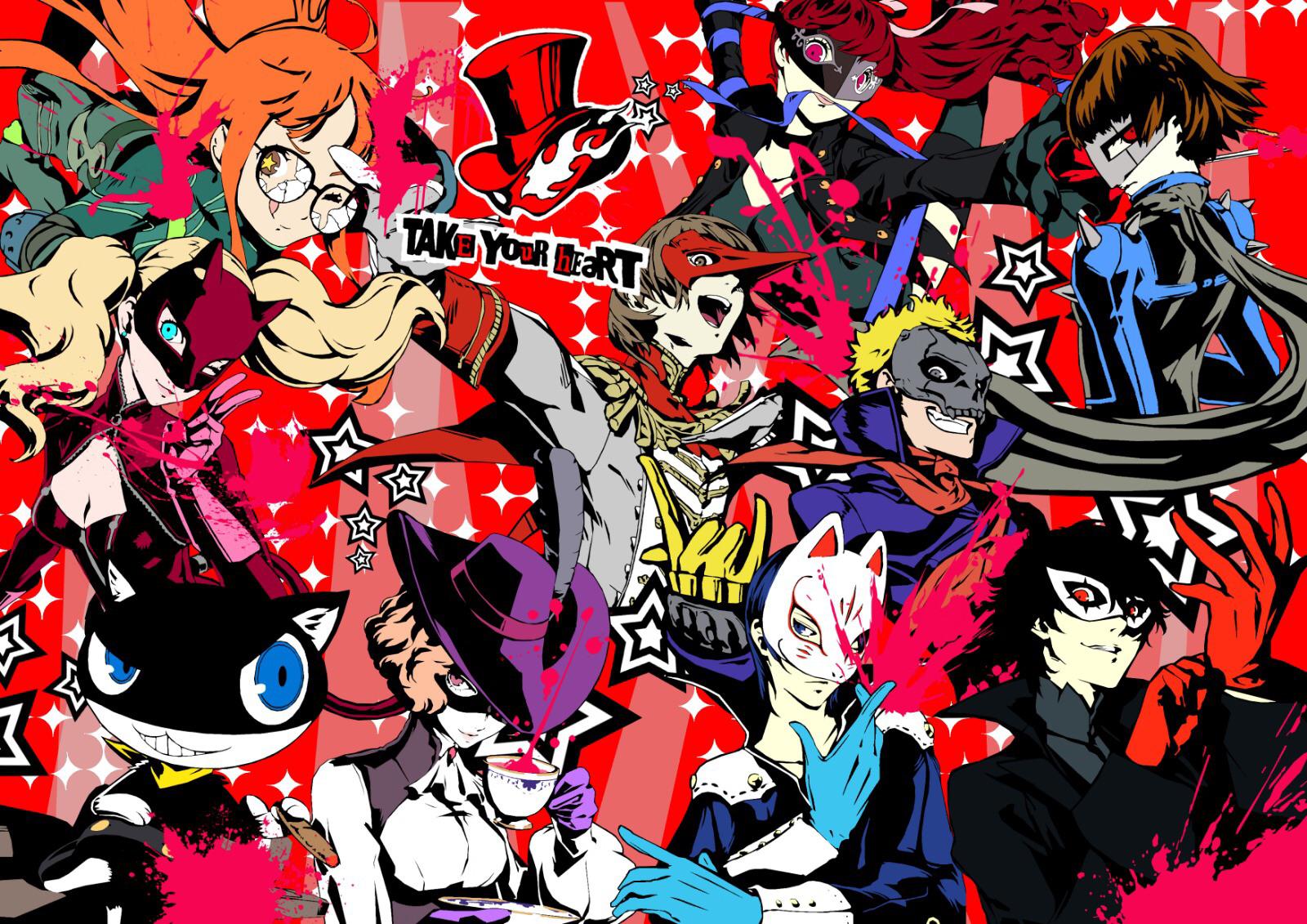 1600x1131 Persona 5 background I made on PS
