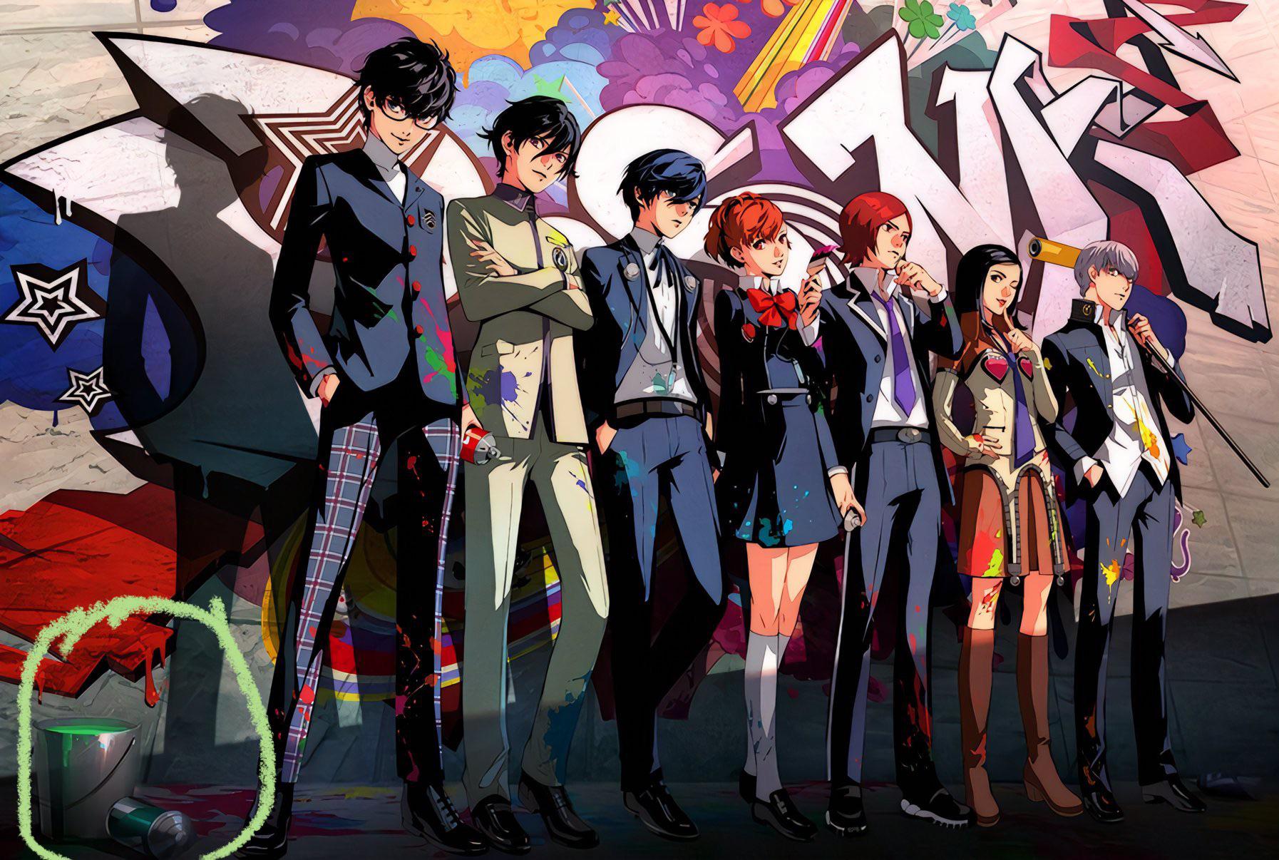 1794x1206 Persona 6 to have a green color palette? Full artwork image from the Twitter was revealed