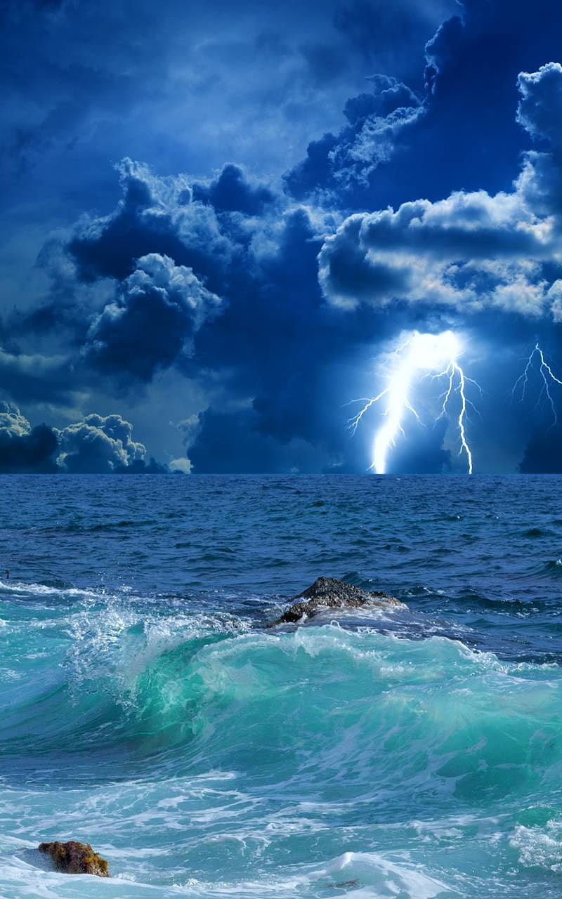 800x1280 Stormy sea, HD phone wallpaper