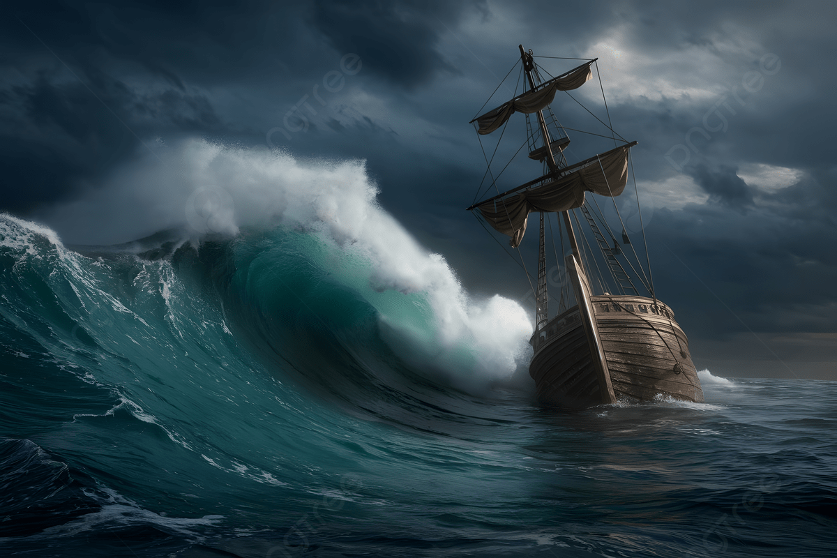 1200x800 Ocean Vessel Battling Storm With Massive Waves And Dramatic Sky, Ocean Vessel, Storm, Massive Waves Background Image And Wallpaper for Free Download