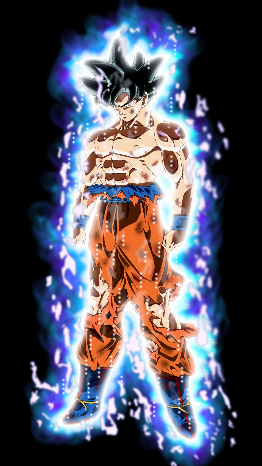 1080x1920 Goku Ultra Instinct (2 Background) [1080x1920]