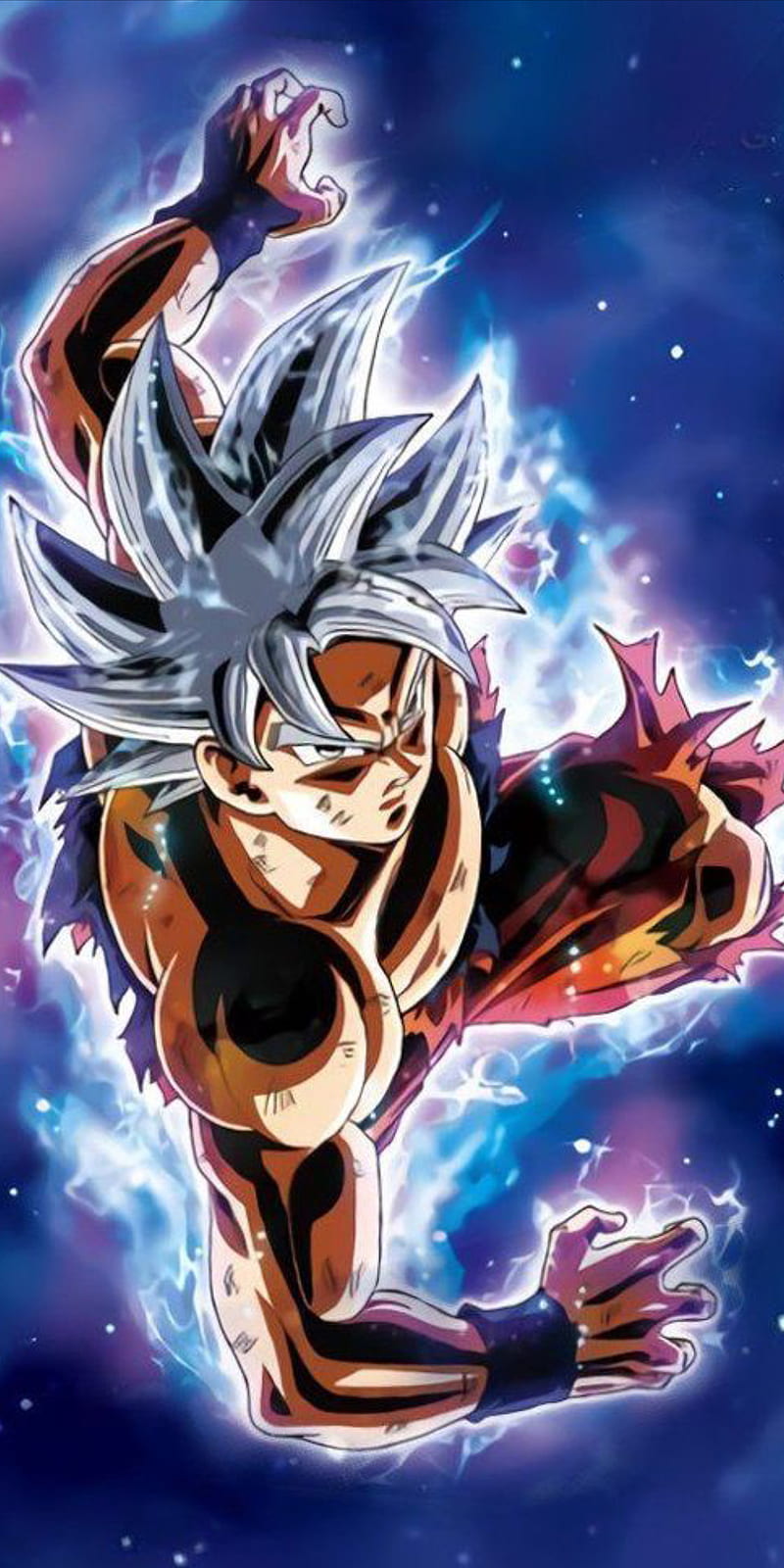 800x1600 Goku Ultra Instinct, anime, ball, dragon, goku, instinct, super, ultra, HD phone wallpaper