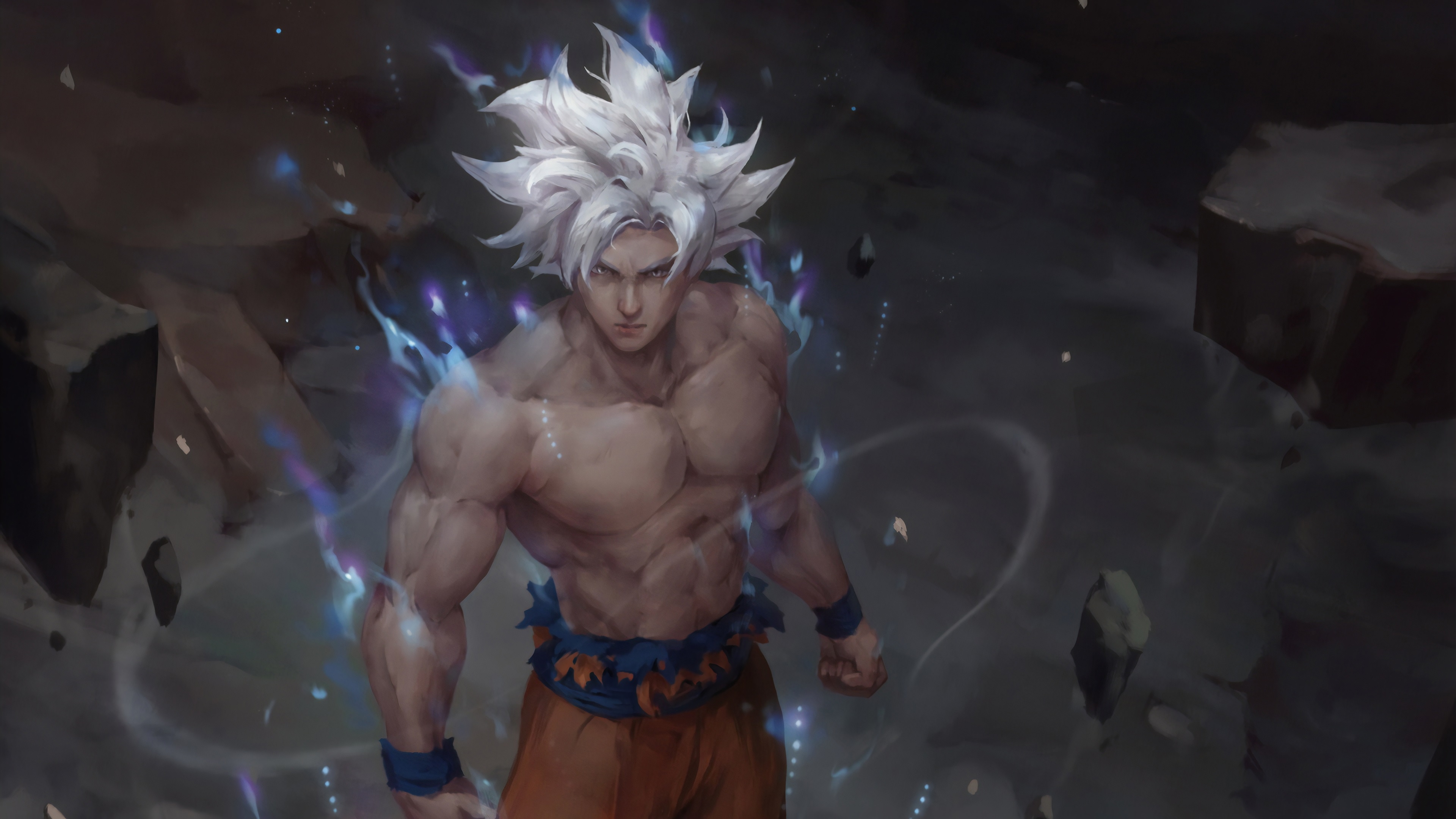 3840x2160 Goku Ultra Instinct Art Dragon Ball Wallpaper, HD Anime 4K Wallpaper, Image and Background