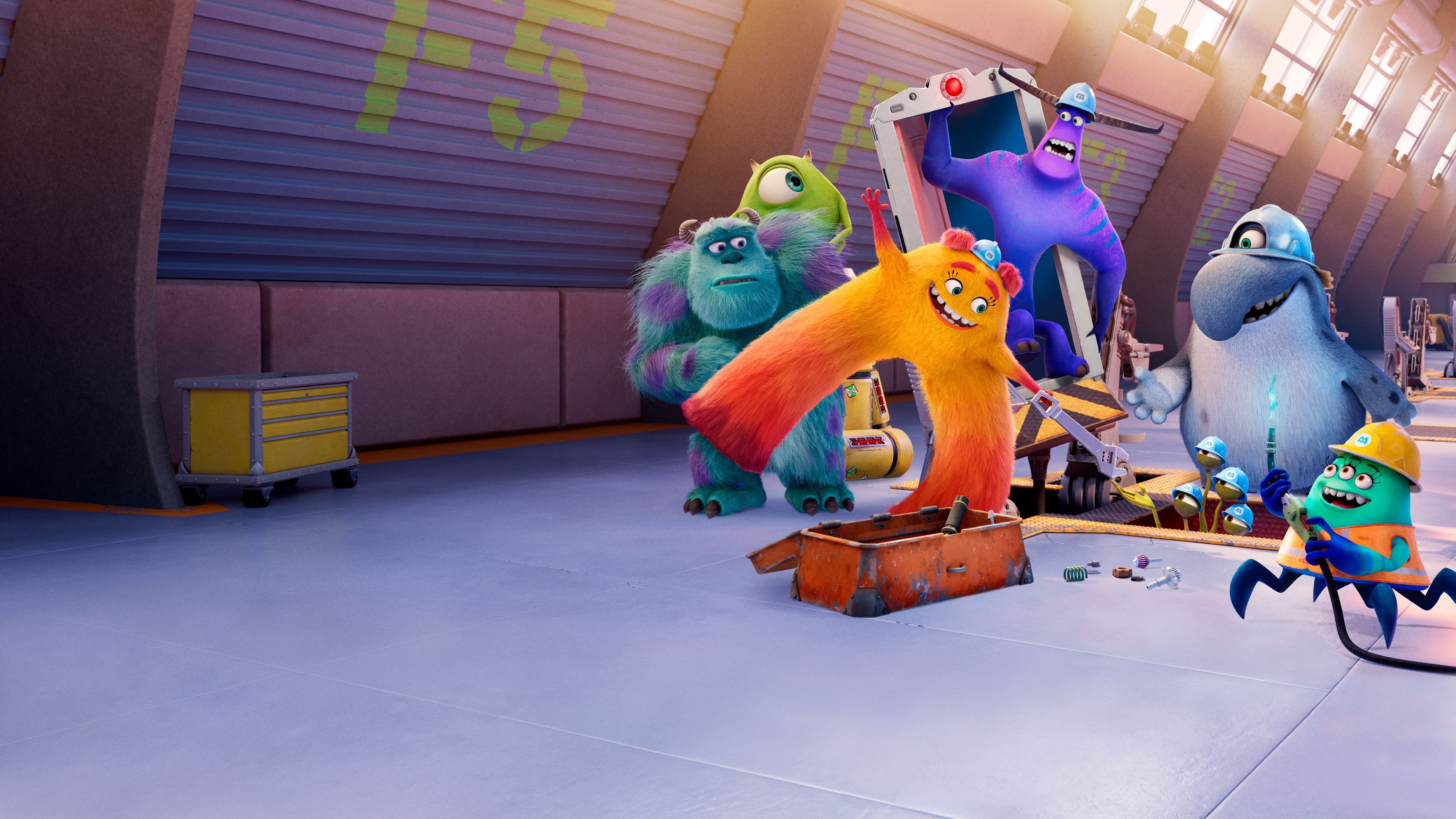 3840x2160 Monsters At Work Wallpaper