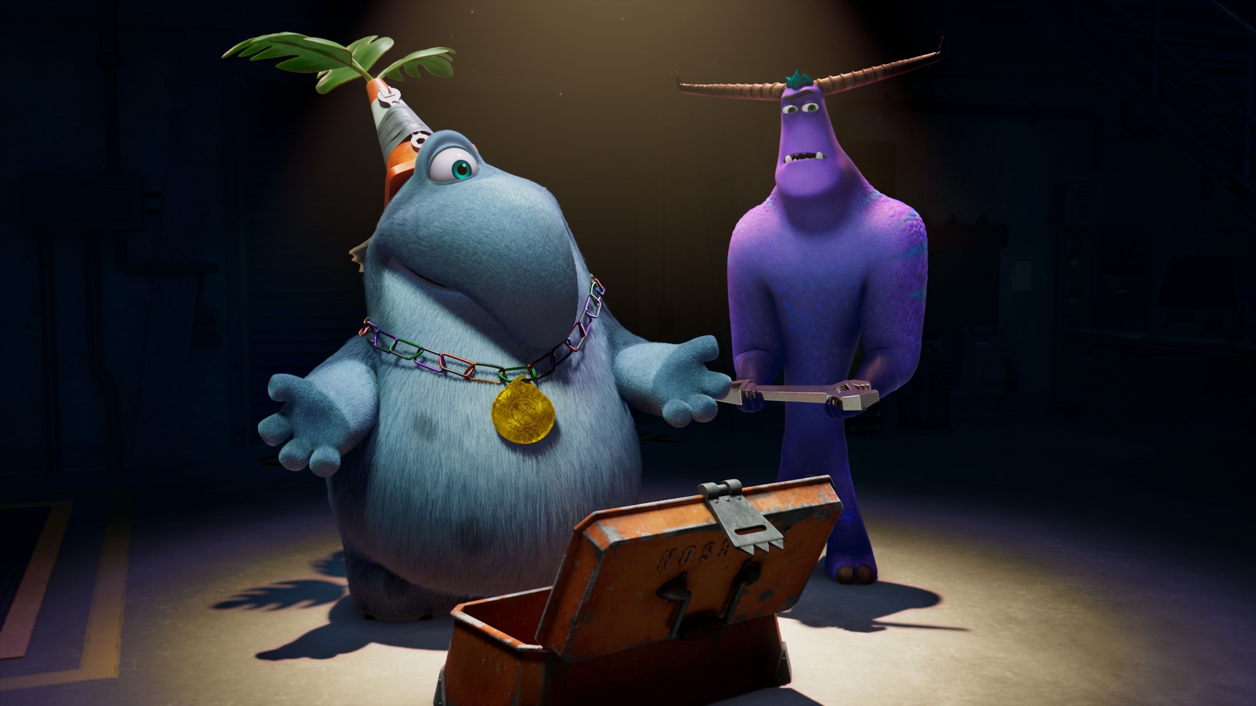 4096x2304 Desktop wallpaper: Tv Show, Monsters At Work, Fritz (Monsters Inc ), Tylor Tuskmon 4K free download for PC. 1032098
