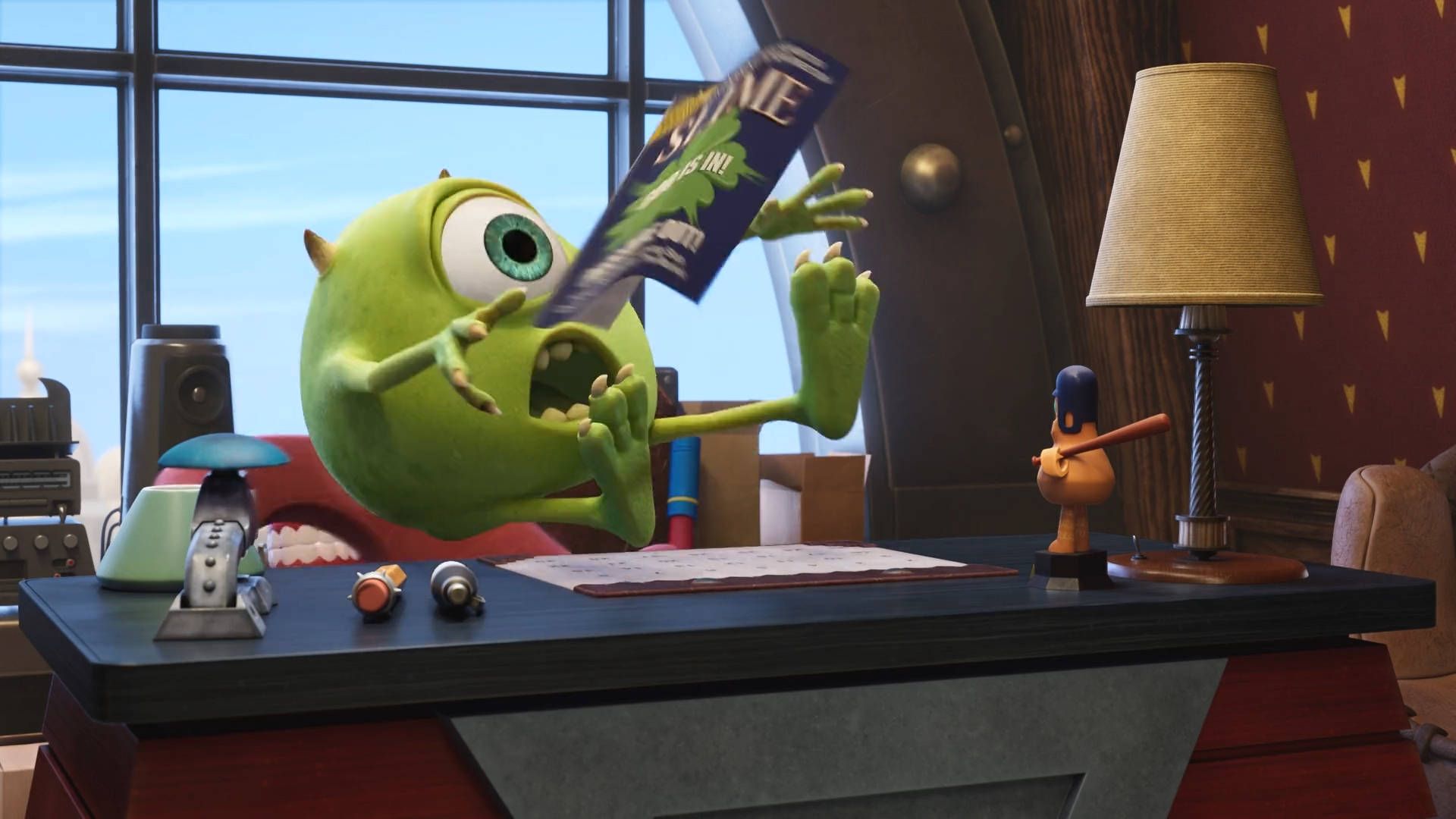 1920x1080 Download Mike Wazowski Monsters At Work Wallpaper