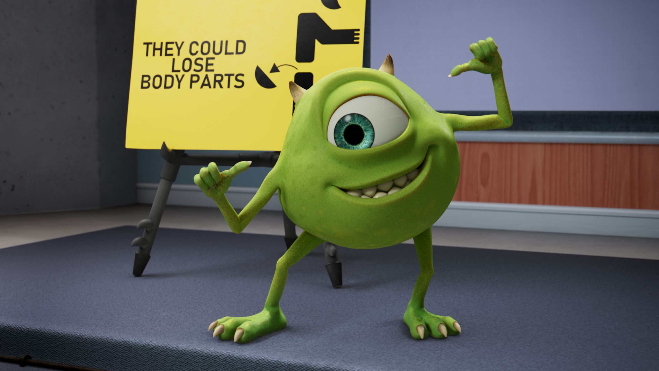 2560x1440 Mike Wazowski HD Monsters at Work Wallpaper