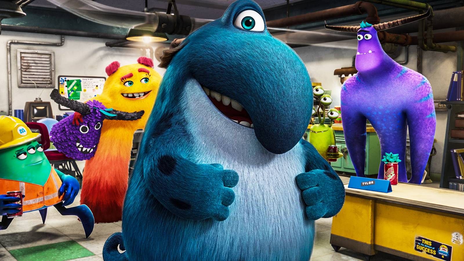1600x900 Monsters At Work Voice Cast & New Characters Guide
