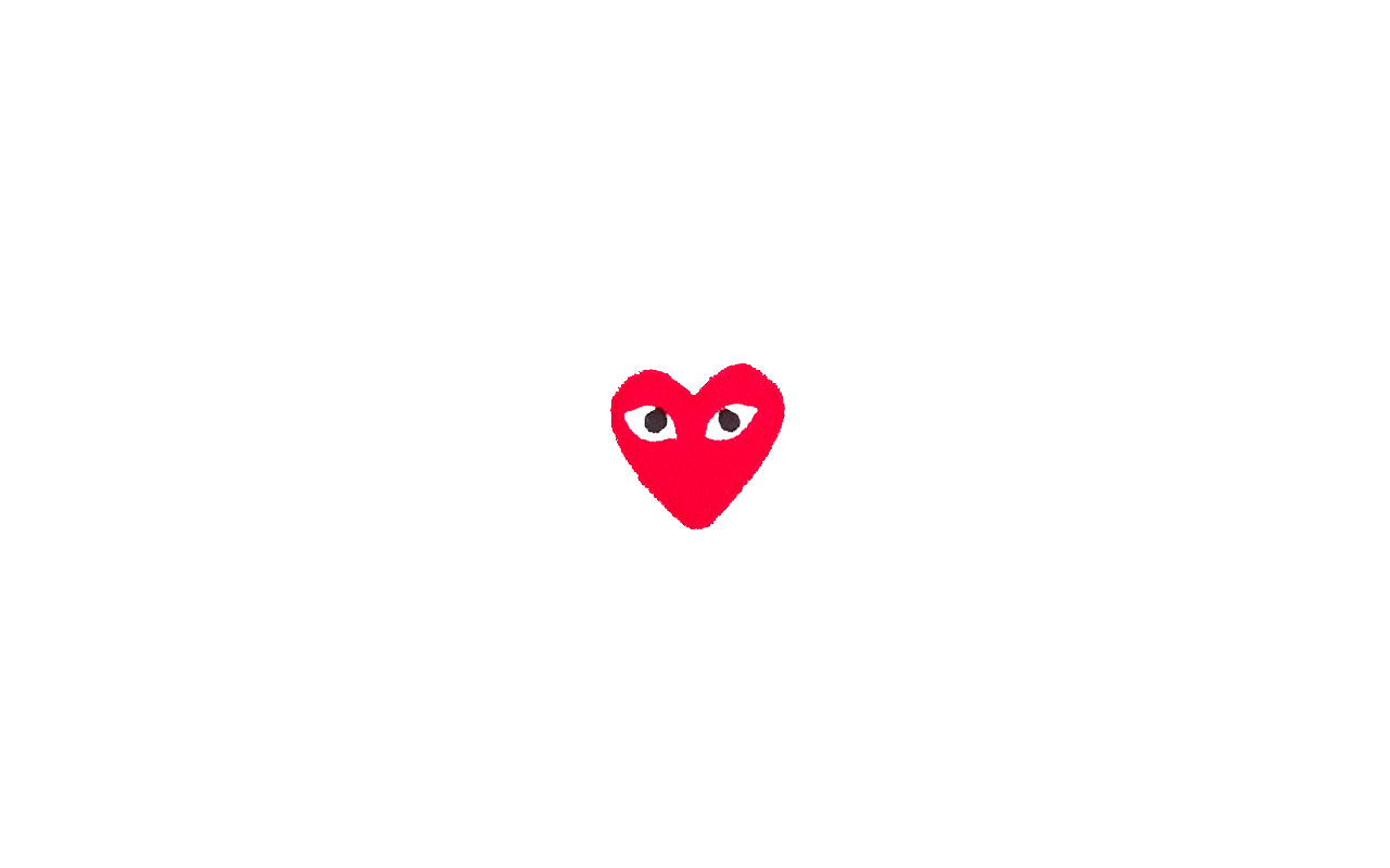 Download CDG Black Heart Emojis Wallpaper  Wallpaperscom