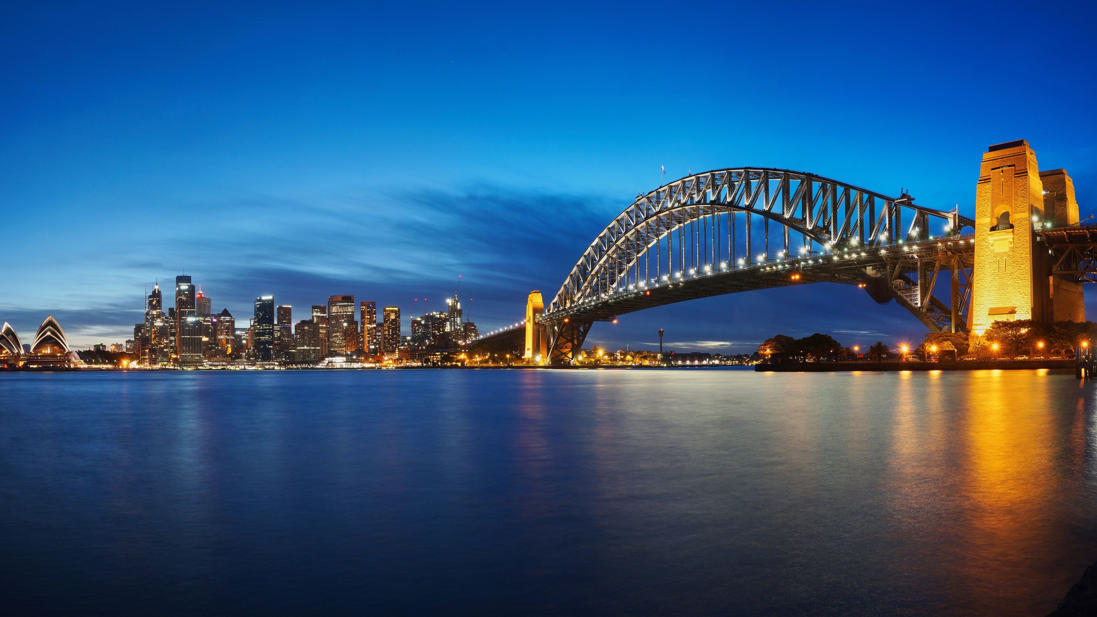 3840x2160 Sydney Harbour Bridge Wallpaper 4K, Opera House, Australia