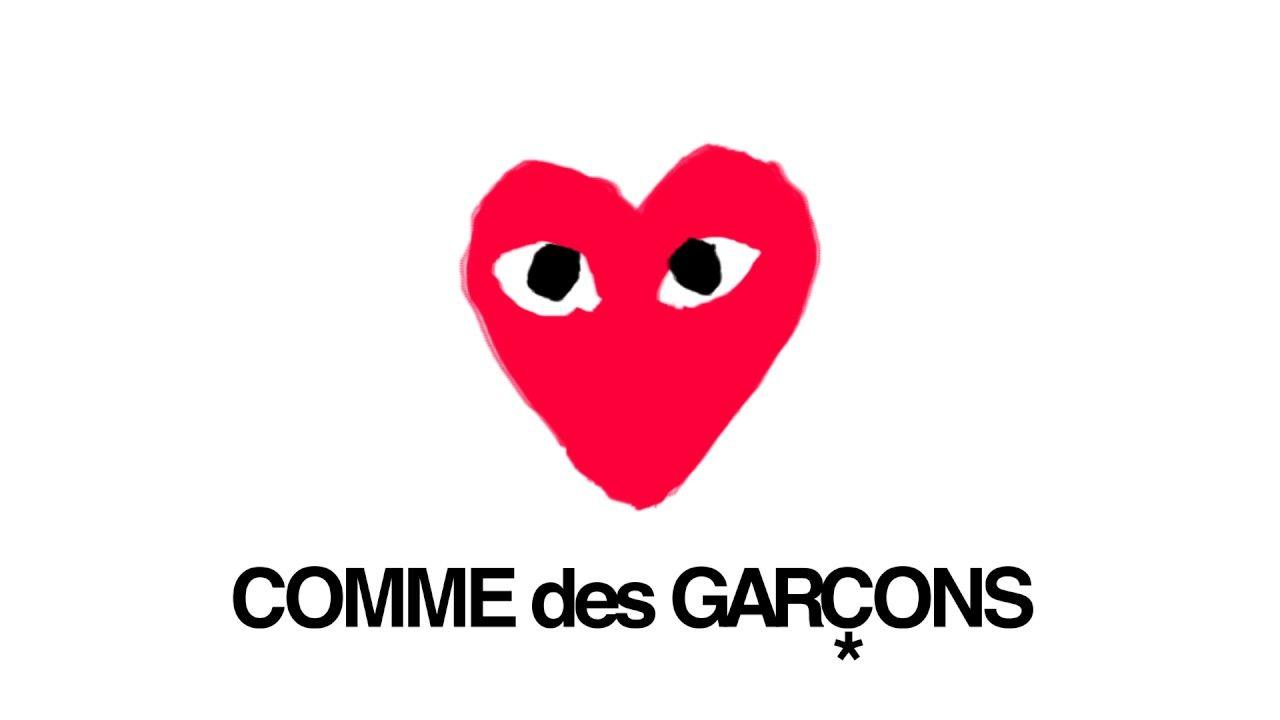 commes des garcons play logo