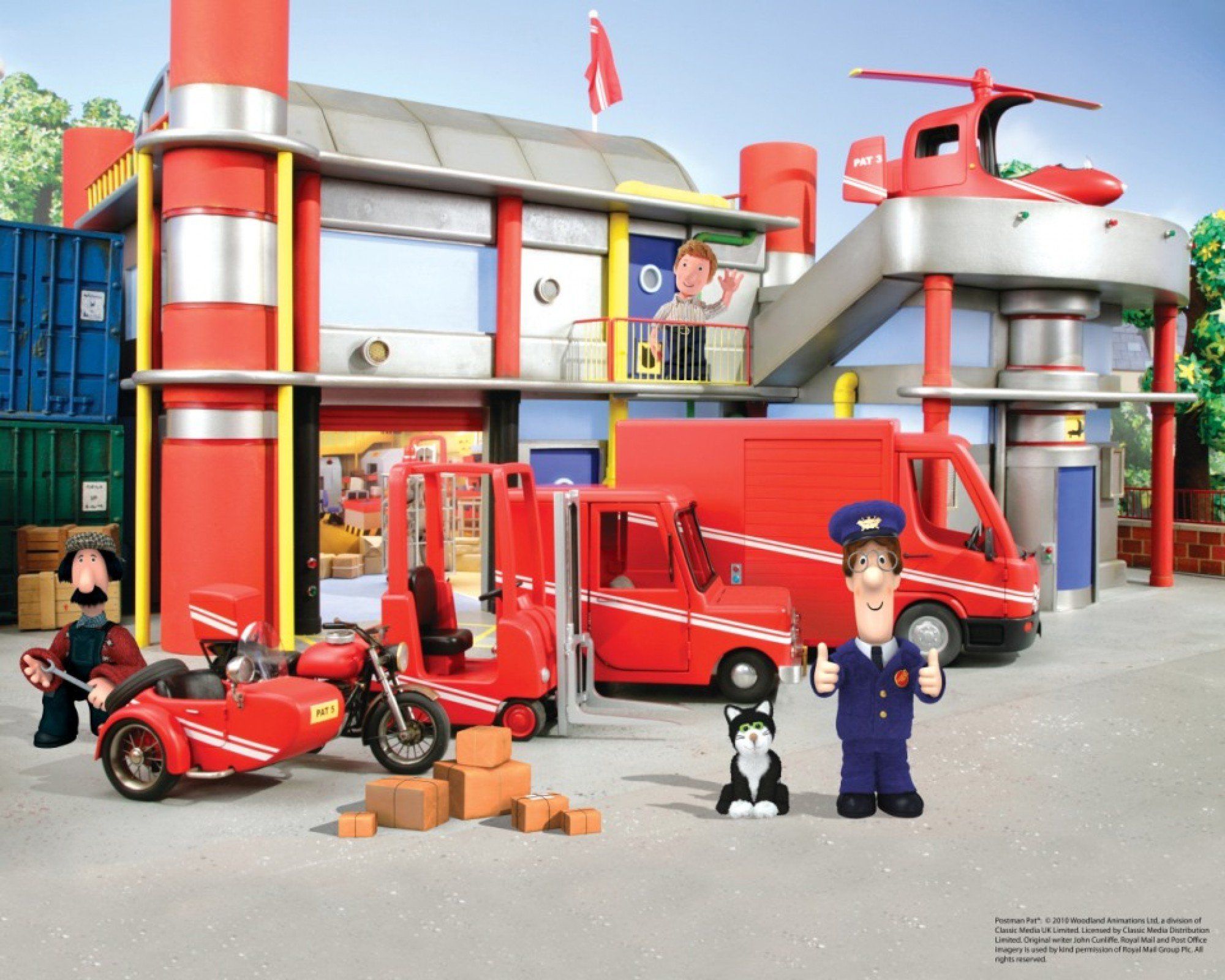 2000x1600 Walltastic 40304 Postman Pat Designer Photo Wallpaper : Amazon.de: DIY & Tools