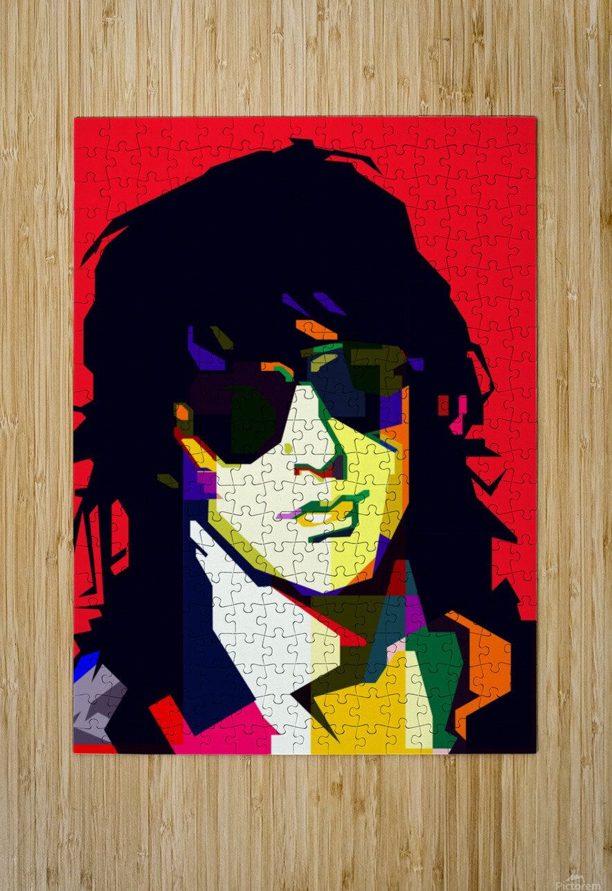 884x1286 Izzy Stradlin Guitarist Pop Art WPAP by Artkreator Wall Art