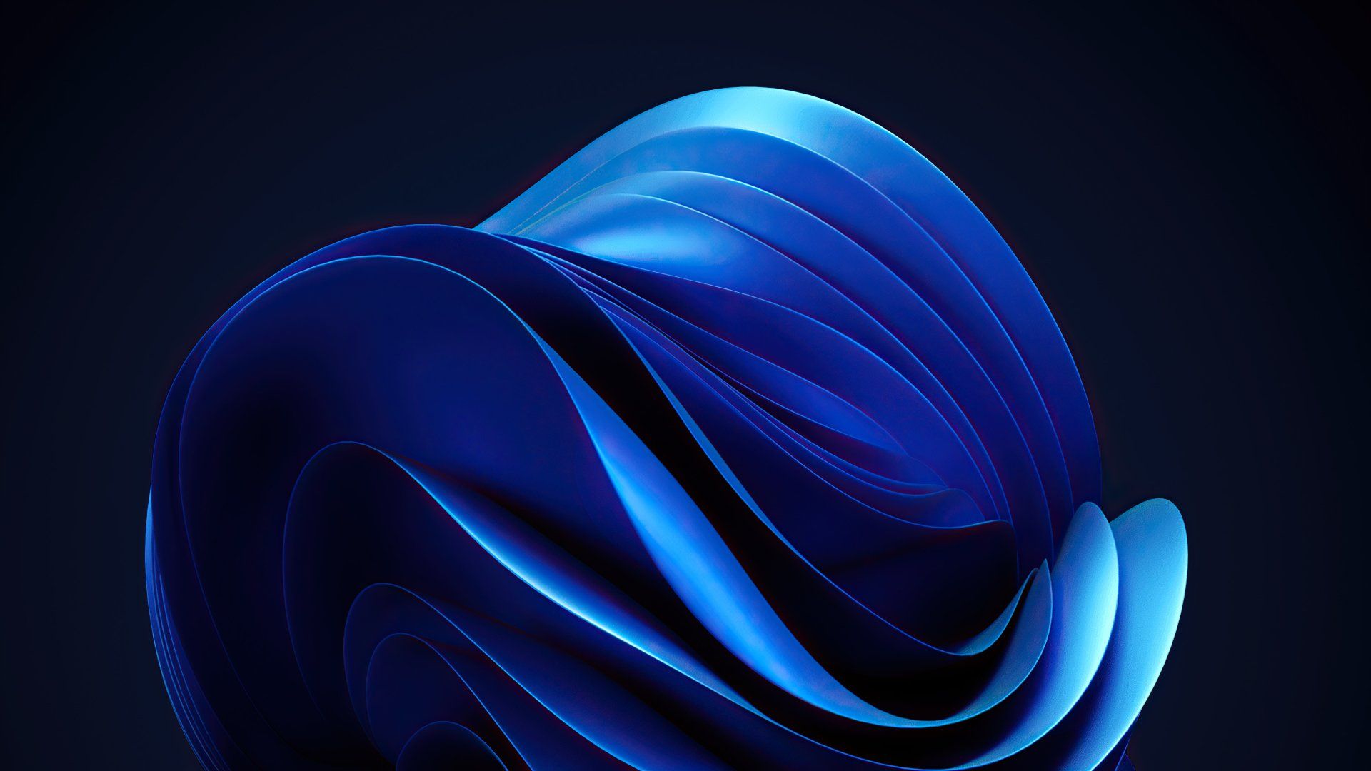1920x1080 4K Ultra HD Windows 11 Tech Wave Wallpaper