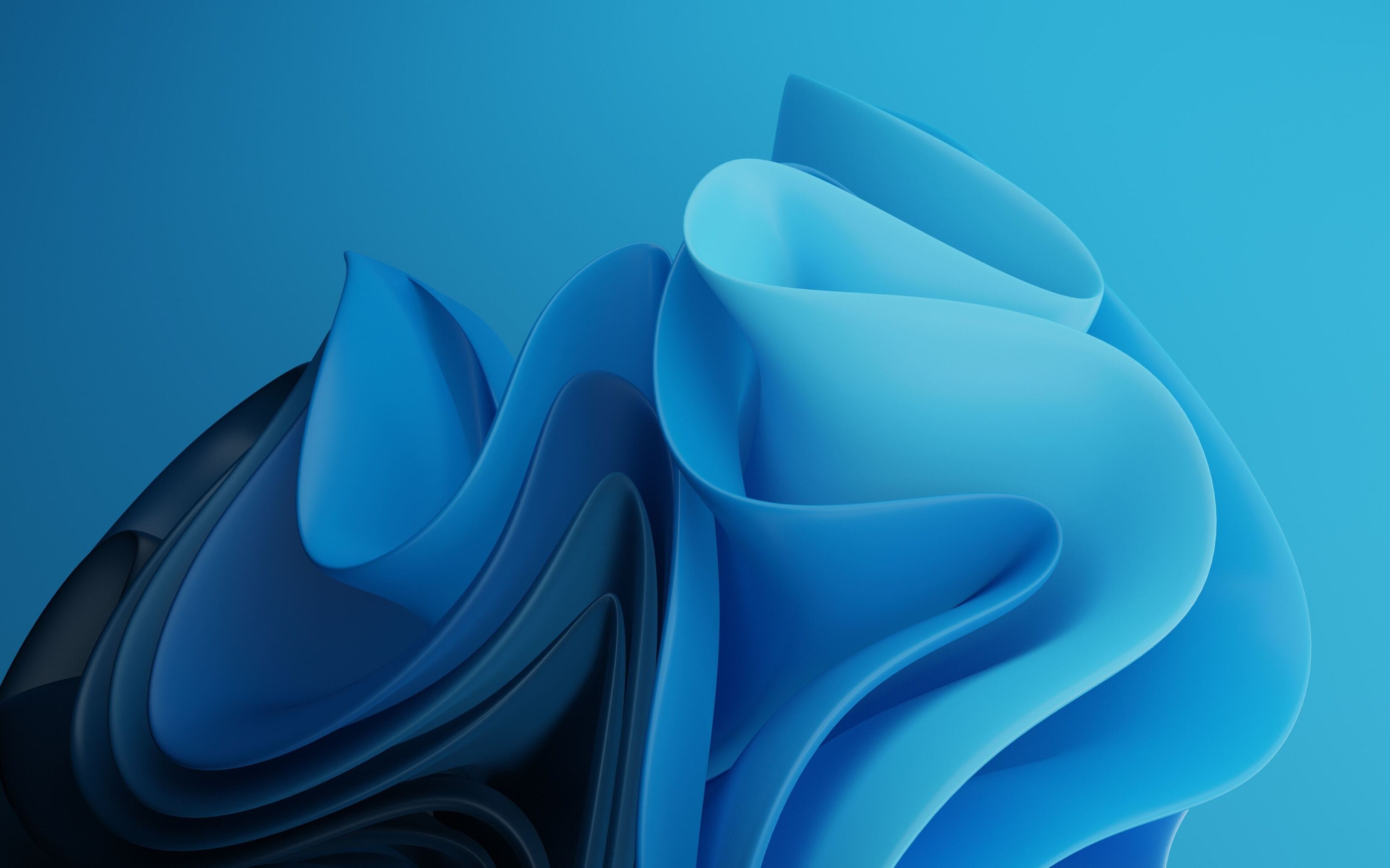 3300x2062 Most Popular Blue Aesthetic Waves Windows 11 Wallpaper