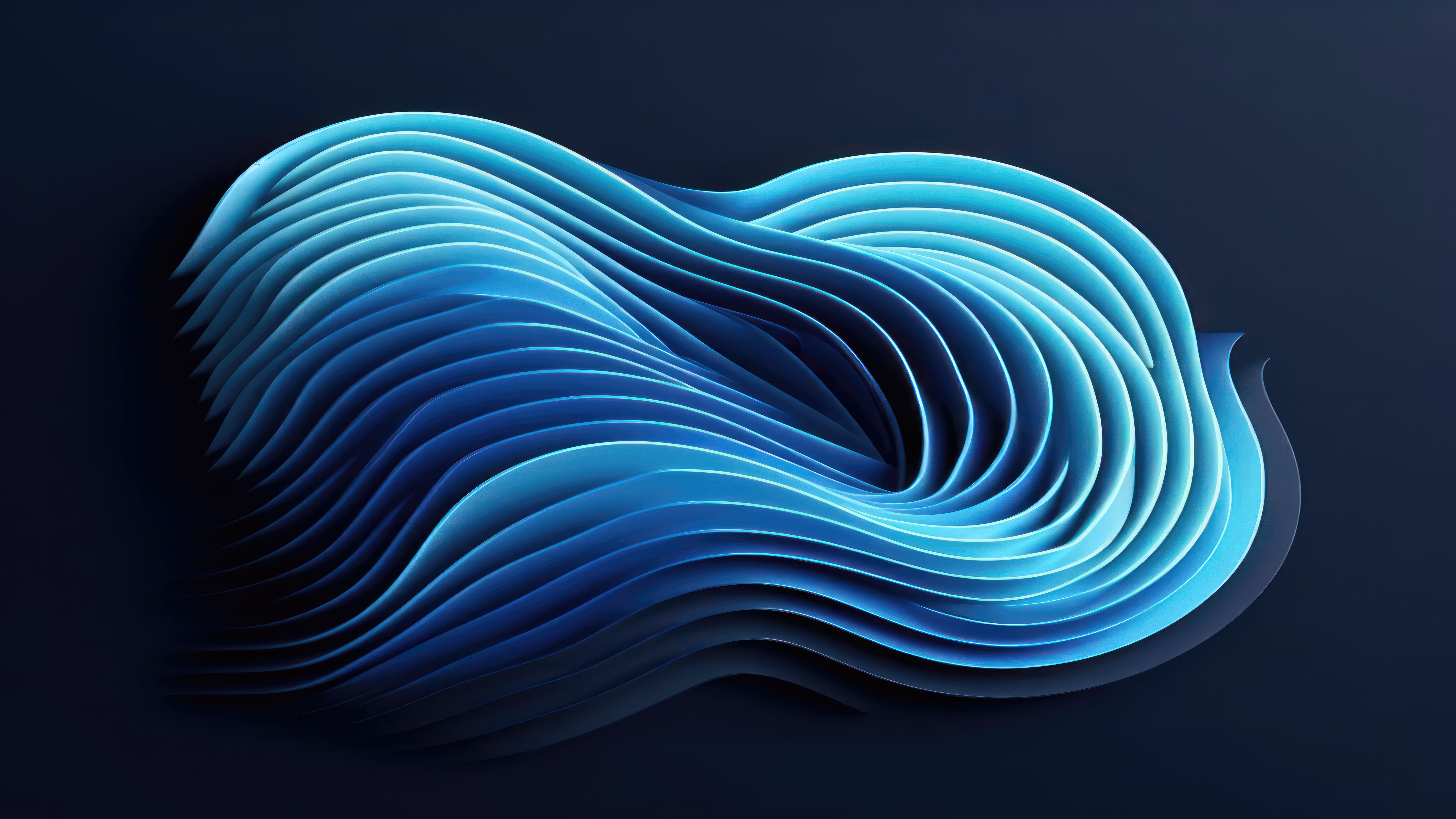 5120x2880 Windows 11 Waves Abstract Wallpaper, HD Computer Wallpaper, 4k Wallpaper , Image, Background, Photos and Picture