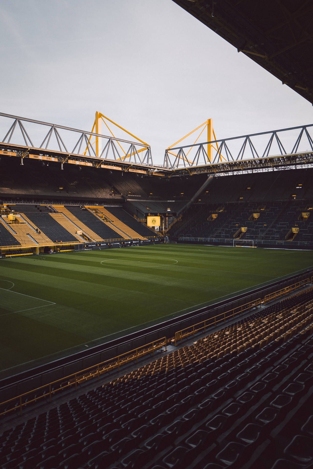 1280x1920 Download Leaving the Loneliest Football Stadium in the World Wallpaper