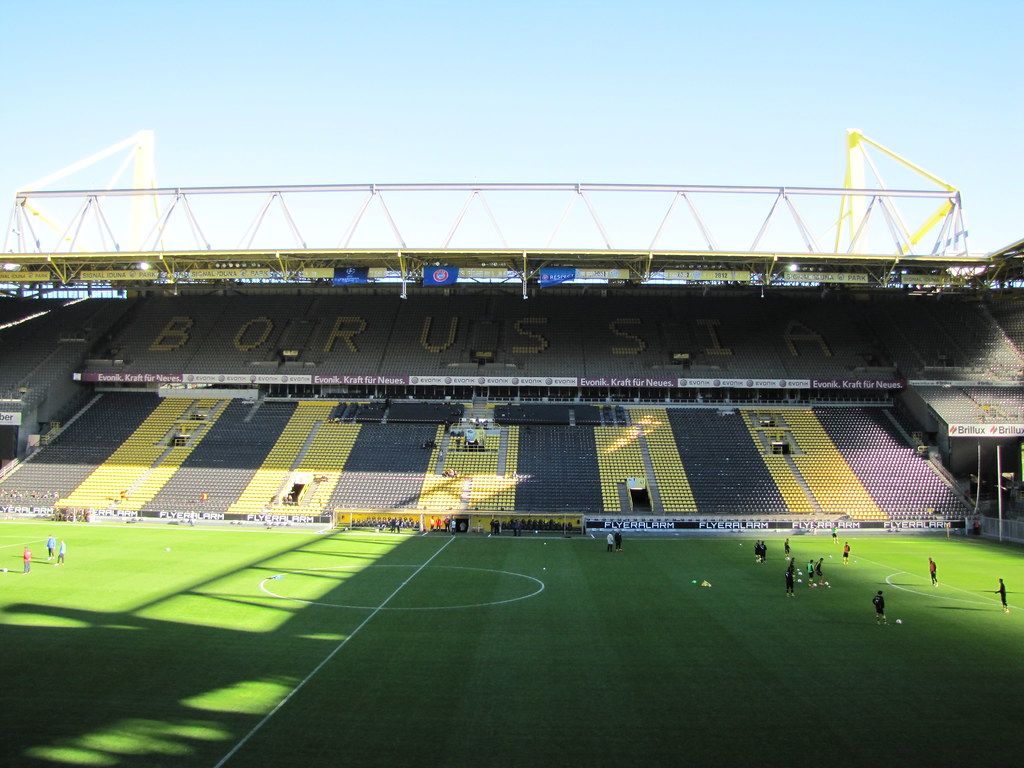 1024x768 IMG_3092. Westfalenstadion, home of Borussia Dortmund. Gran