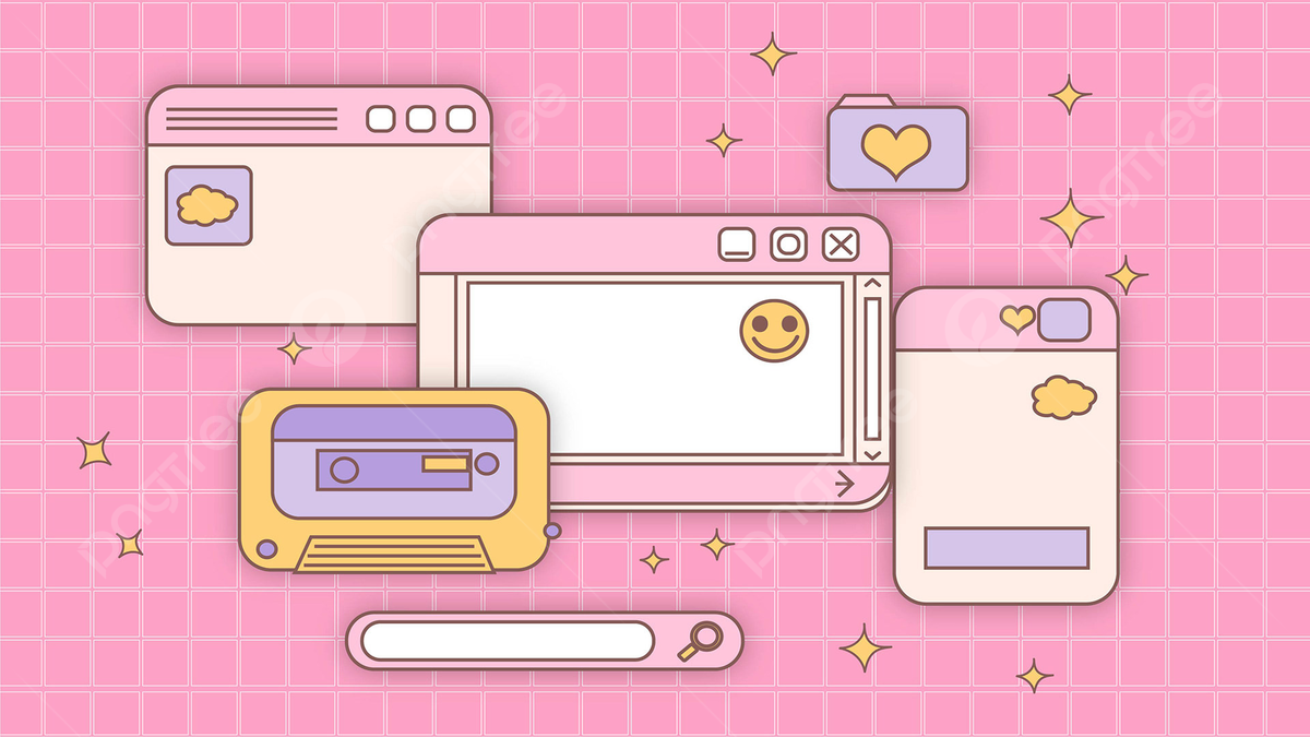 1200x675 Vaporwave Web Shape Pink Background, Wallpaper, Steam Wave, Web Page Background Image And Wallpaper for Free Download