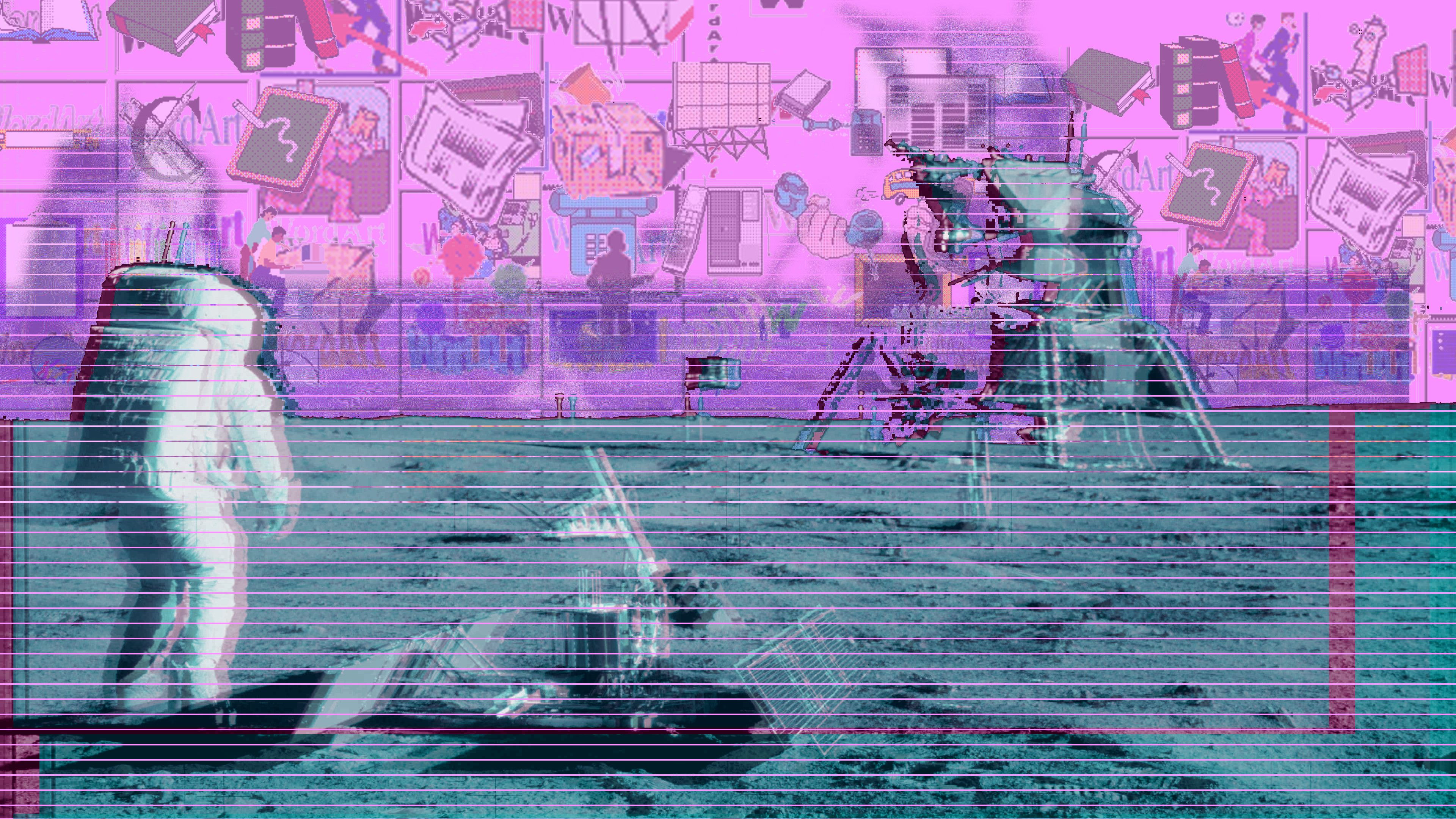 3840x2160 Vaporwave Wallpaperx2160