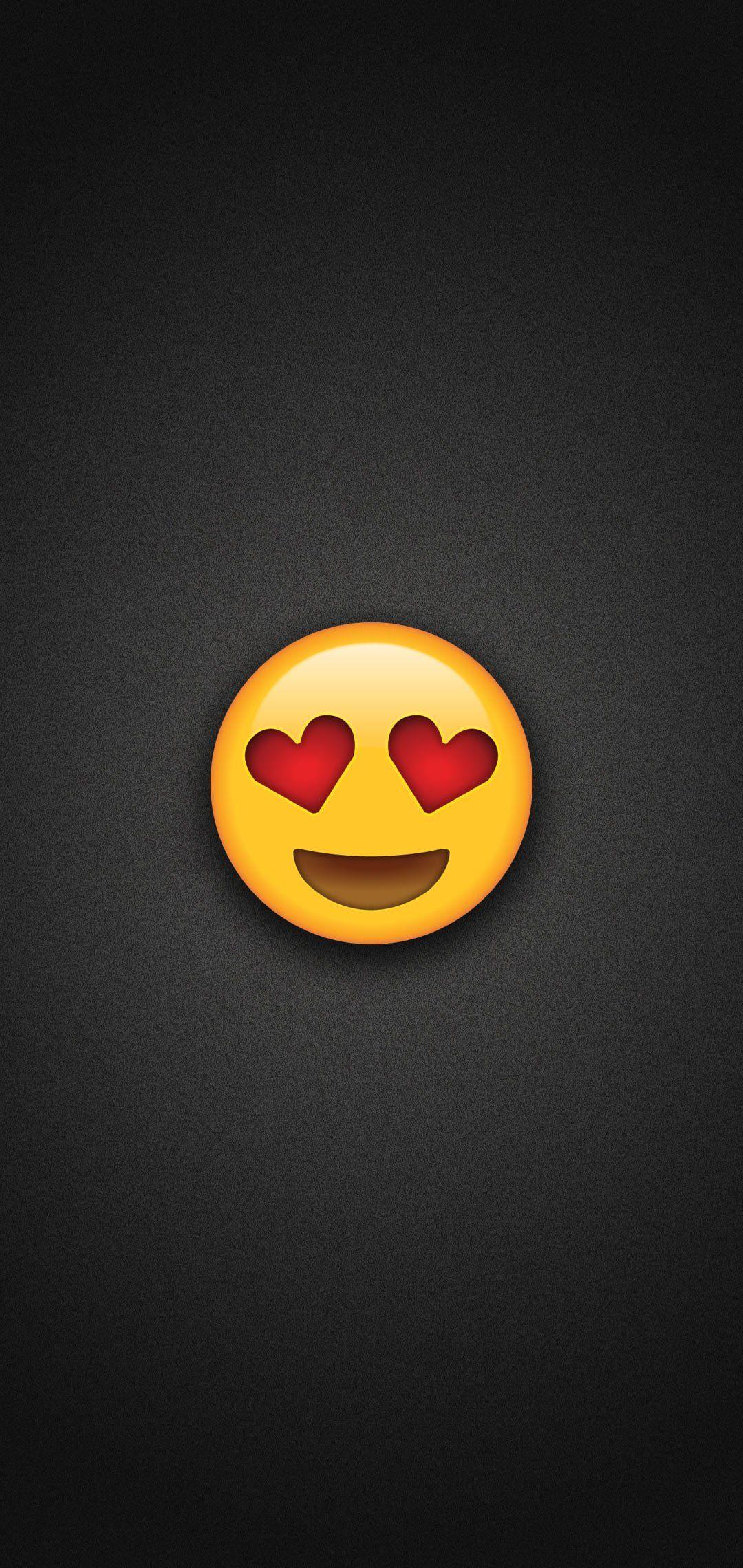 1080x2280 Heart With Eyes Wallpaper