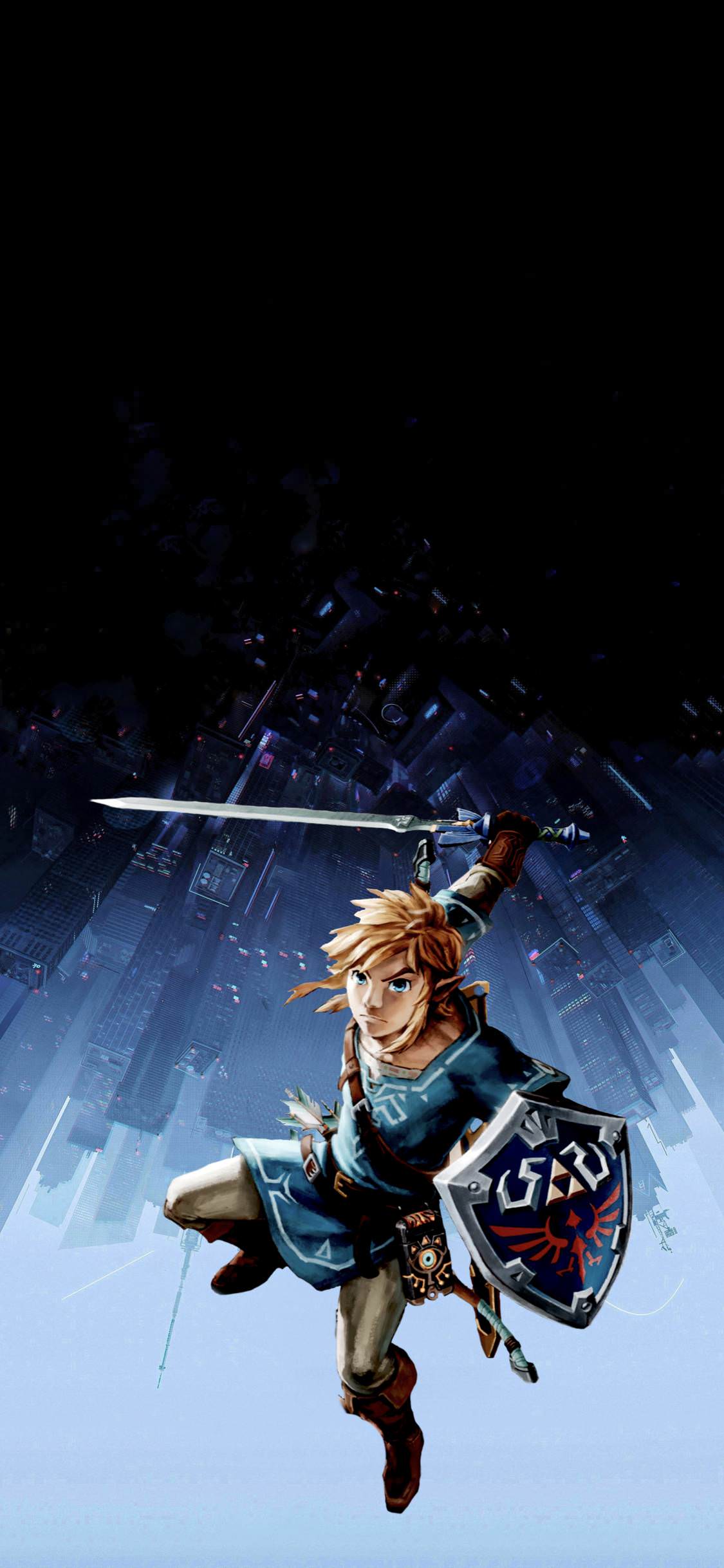 1125x2436 Working On Some Link Mario Wallpaper. Let Me Know What Variations