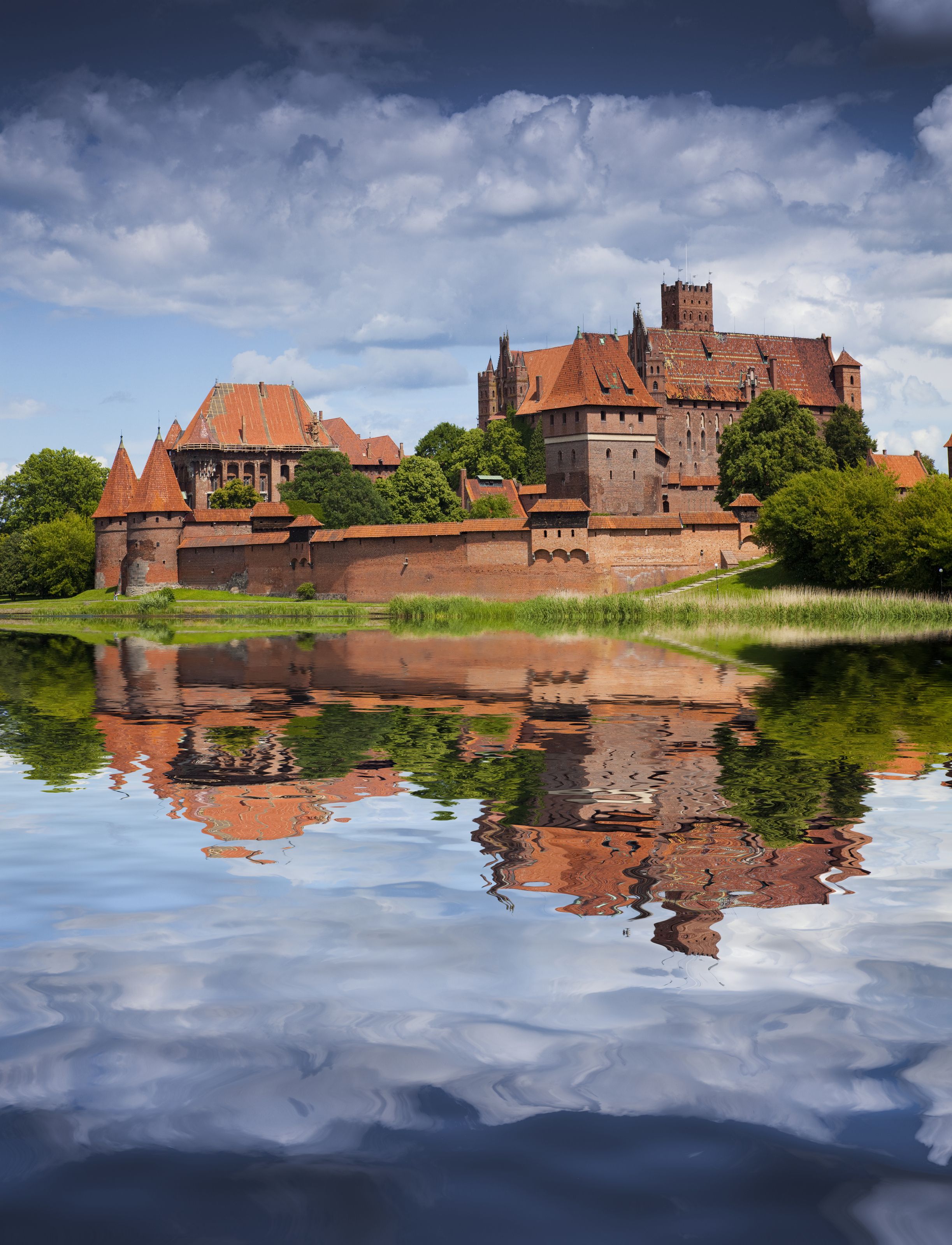 2446x3200 Malbork Castle, Poland Wall Mural