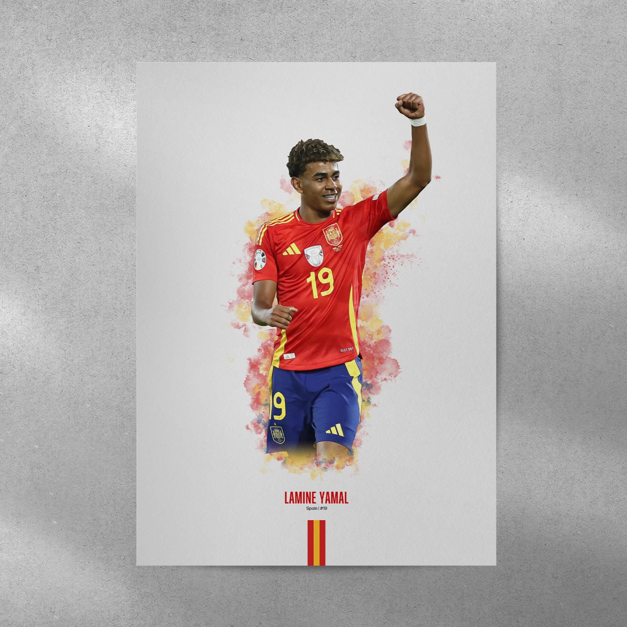 2048x2048 Lamine Yamal Spain Poster: Football Wall Art, 2026 World Cup
