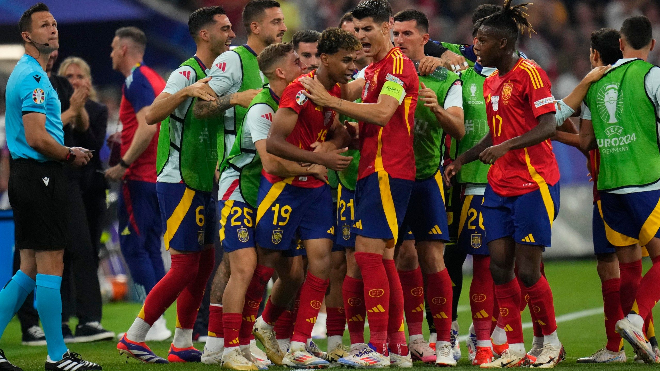 2560x1440 Spain's Lamine Yamal Becomes Youngest Scorer At A Major Tournament With Goal At Euro 2024 At Age 16. WJHL. Tri Cities News & Weather