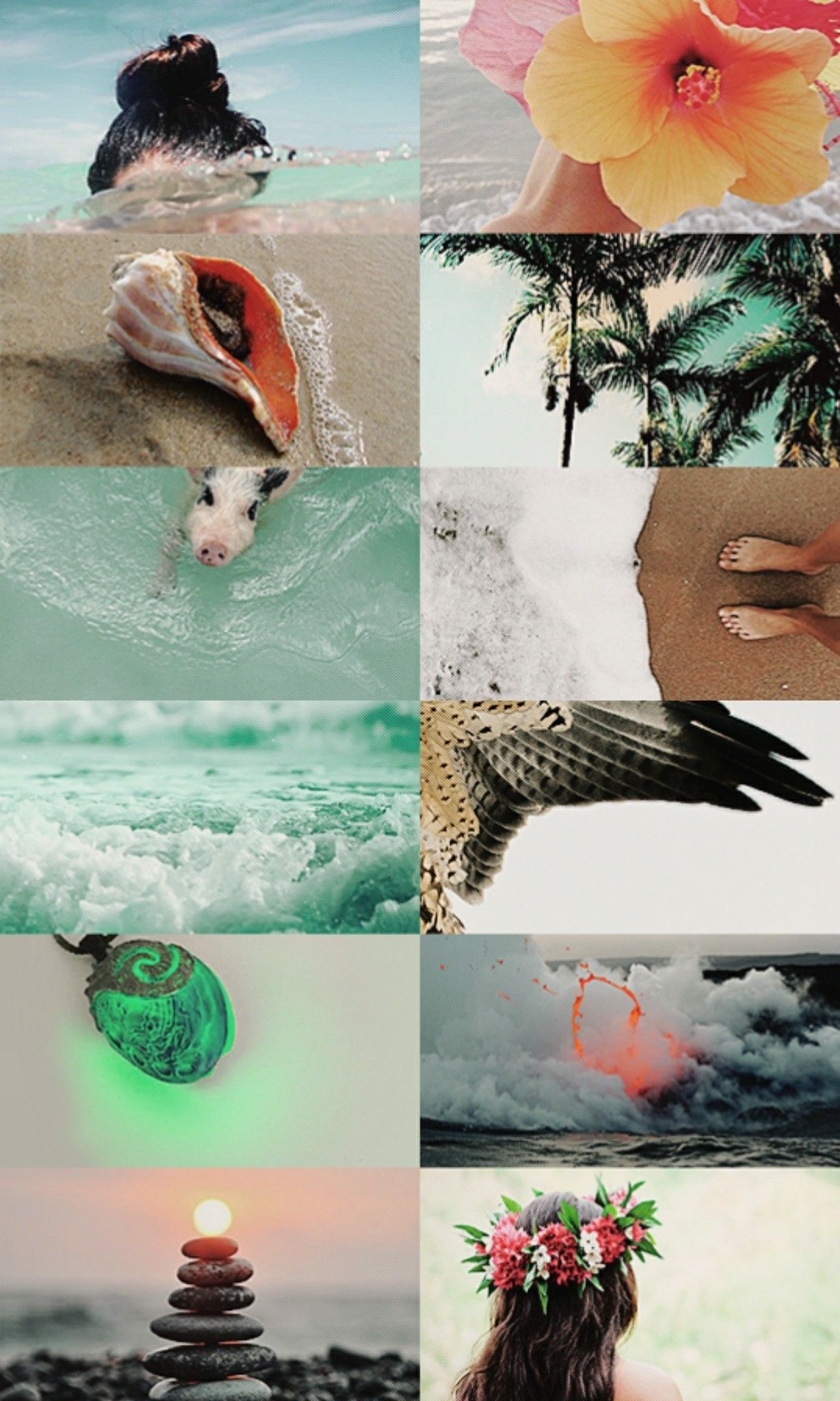 1228x2048 Aesthetic Moana Wallpaper