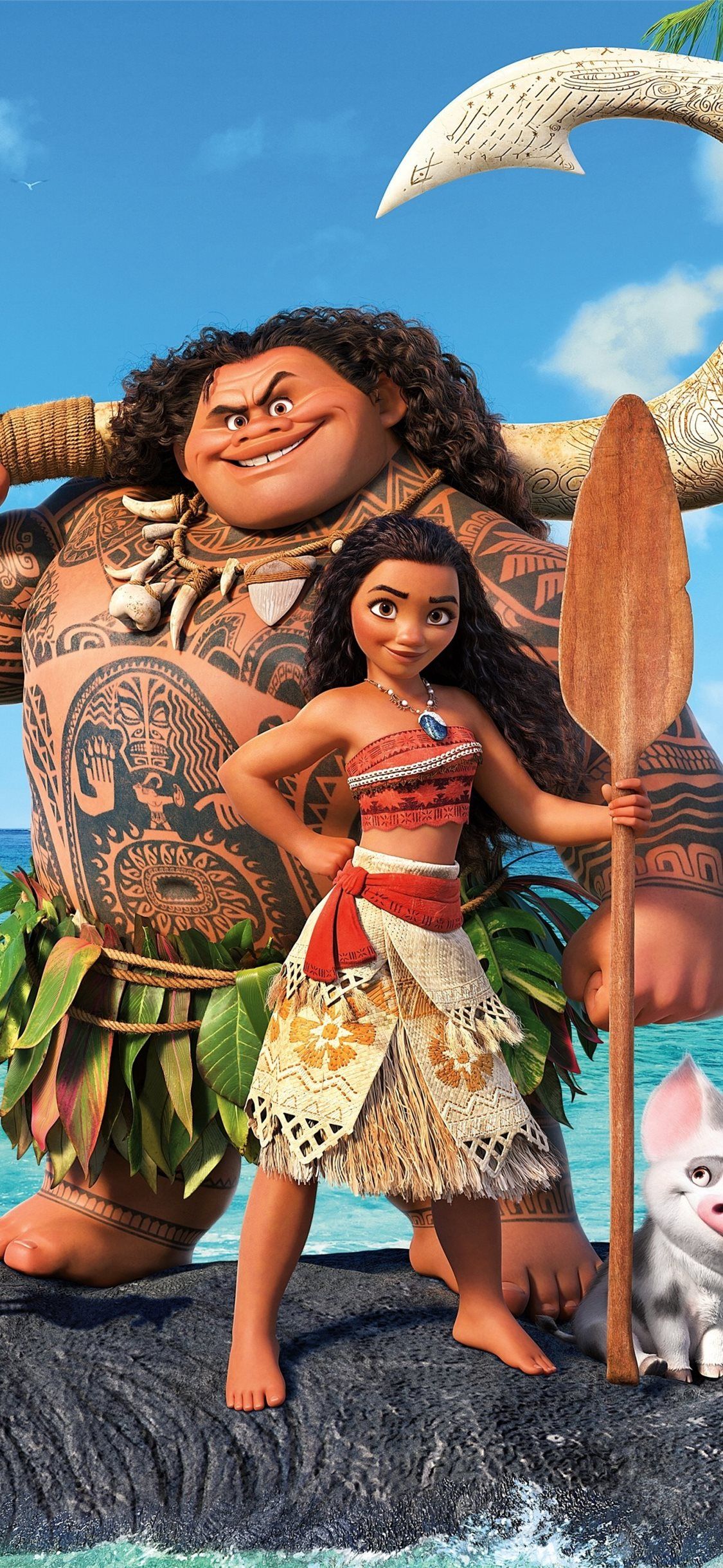 1125x2436 moana disney iPhone Wallpaper Free Download