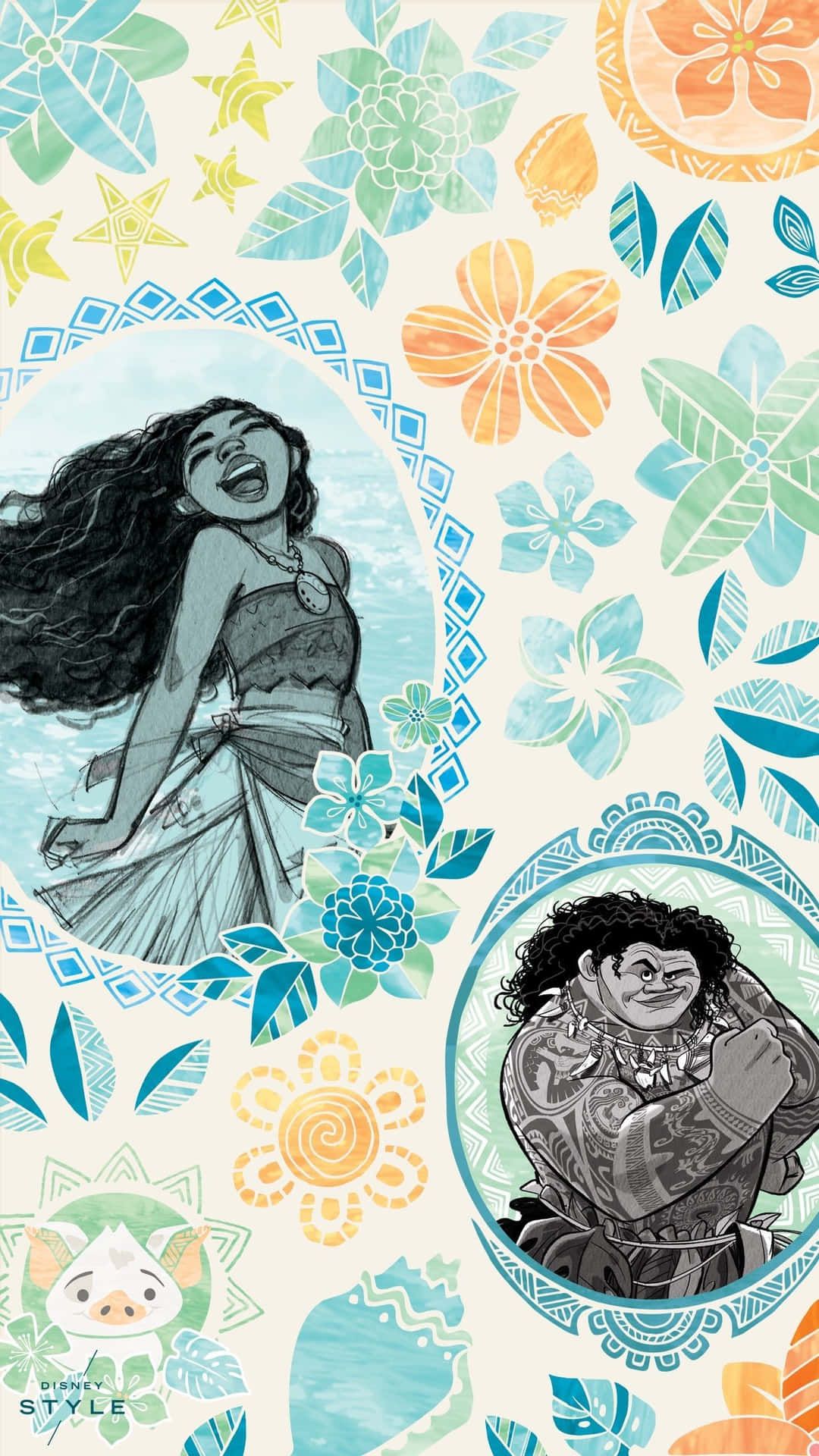 1080x1920 Download Moana Polynesian Inspired Artwork Wallpaper