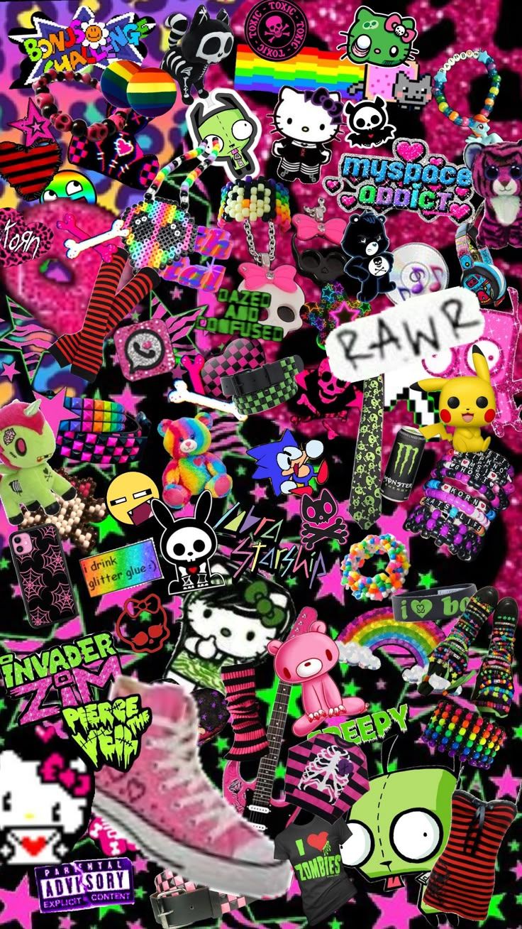 736x1308 Check out DivineThreadsbyliz's Shuffles. Scene wallpaper laptop, Scenekid wallpaper, Scene phone background