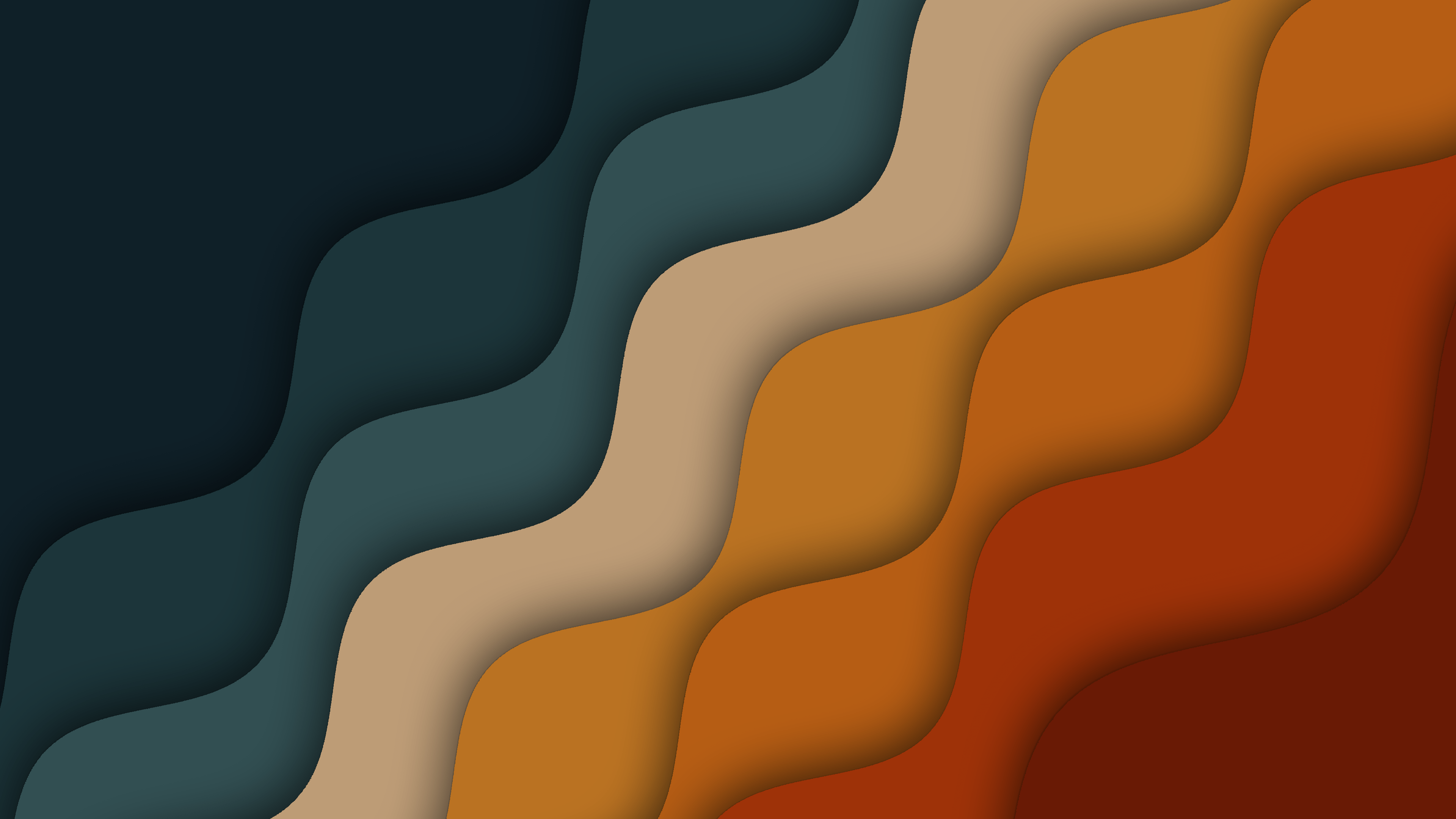 3840x2160 Angled Waves