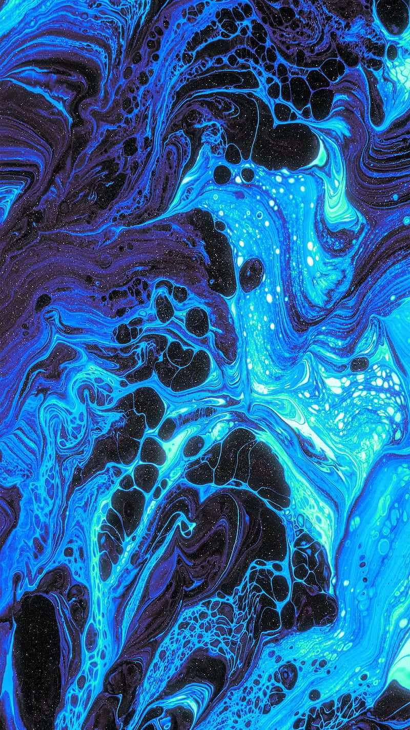 800x1422 Download Feeling relaxed with a view of blue Trippy colors Wallpaper