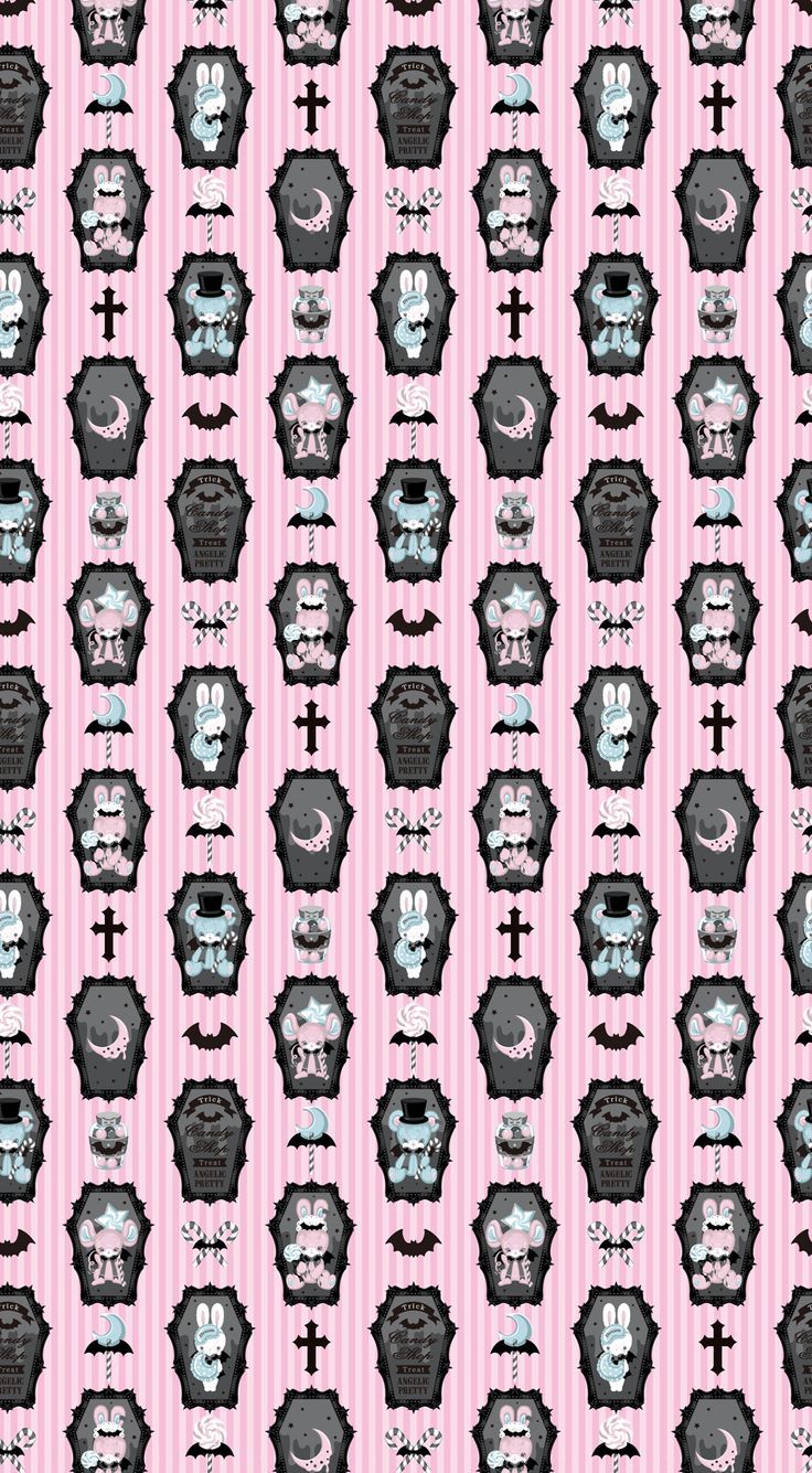 736x1335 angelic pretty: horror candy shop (pink)